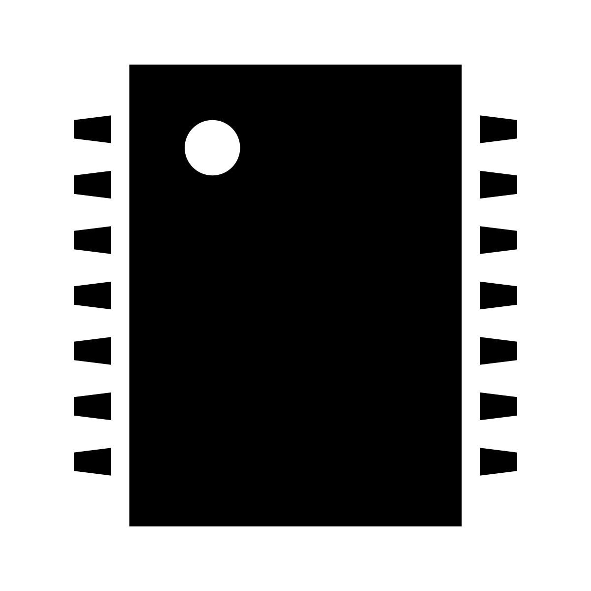 glyph neue style circuito integrado icon