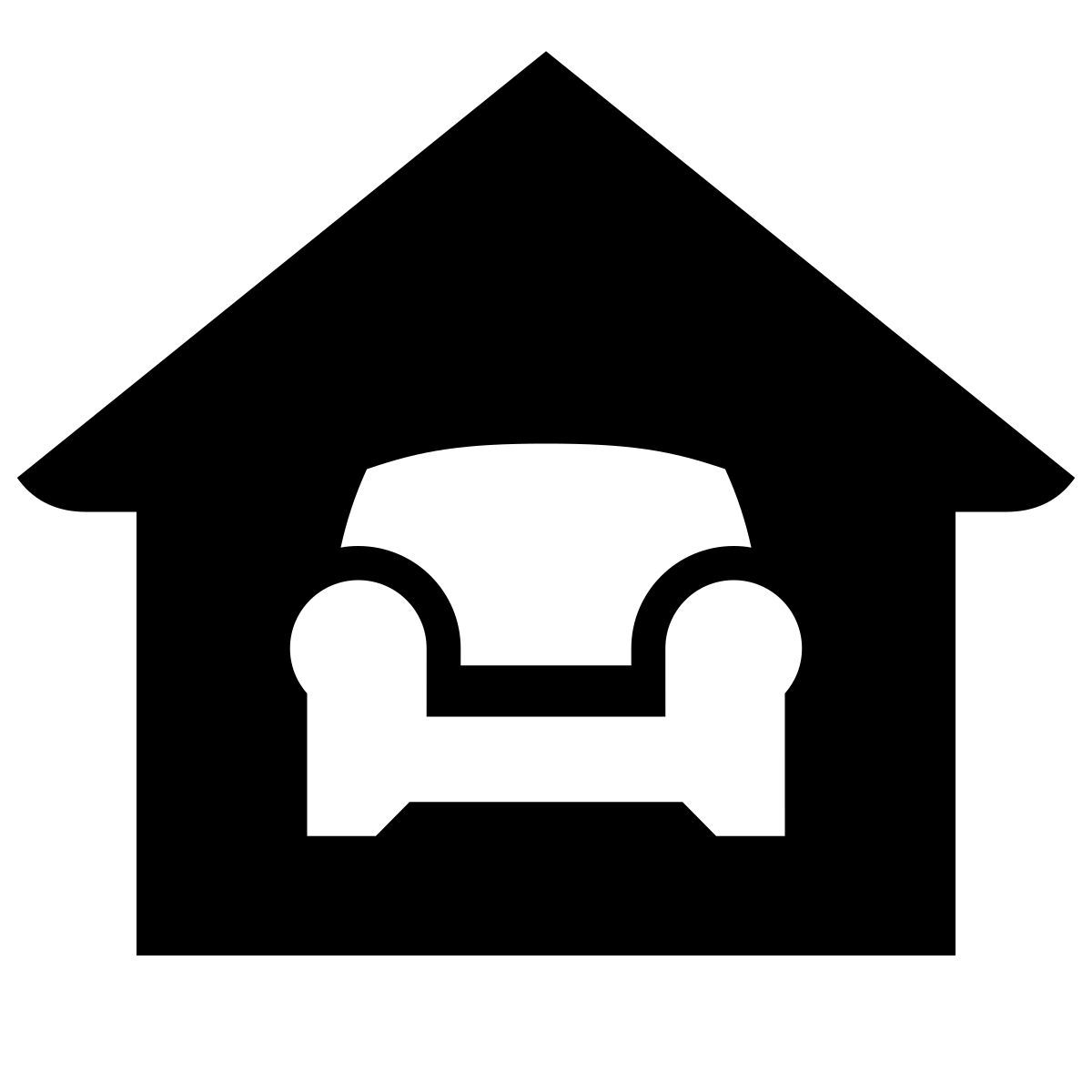glyph neue style interior icon