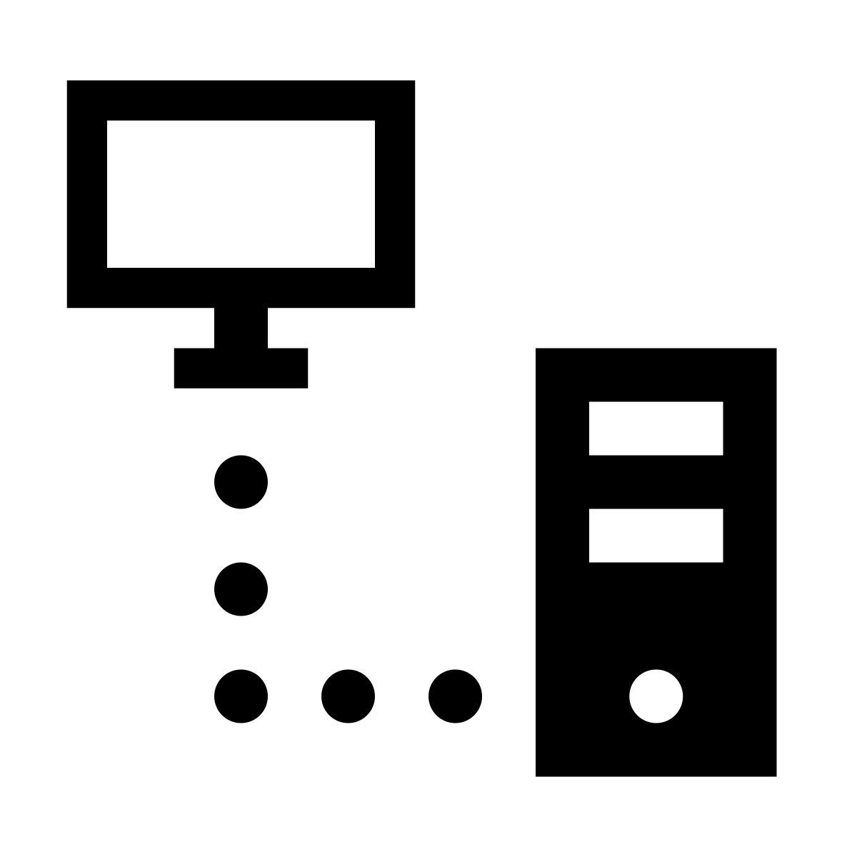 glyph neue style internet des objets icon