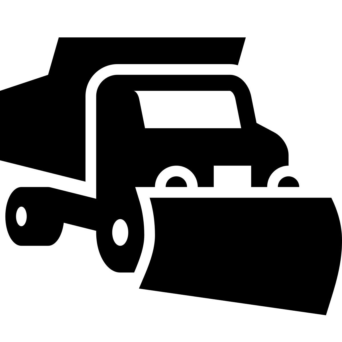 glyph neue style 州間高速道路トラック icon