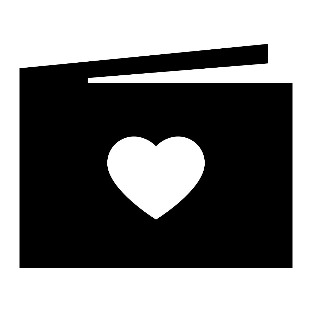 glyph neue style invitation icon