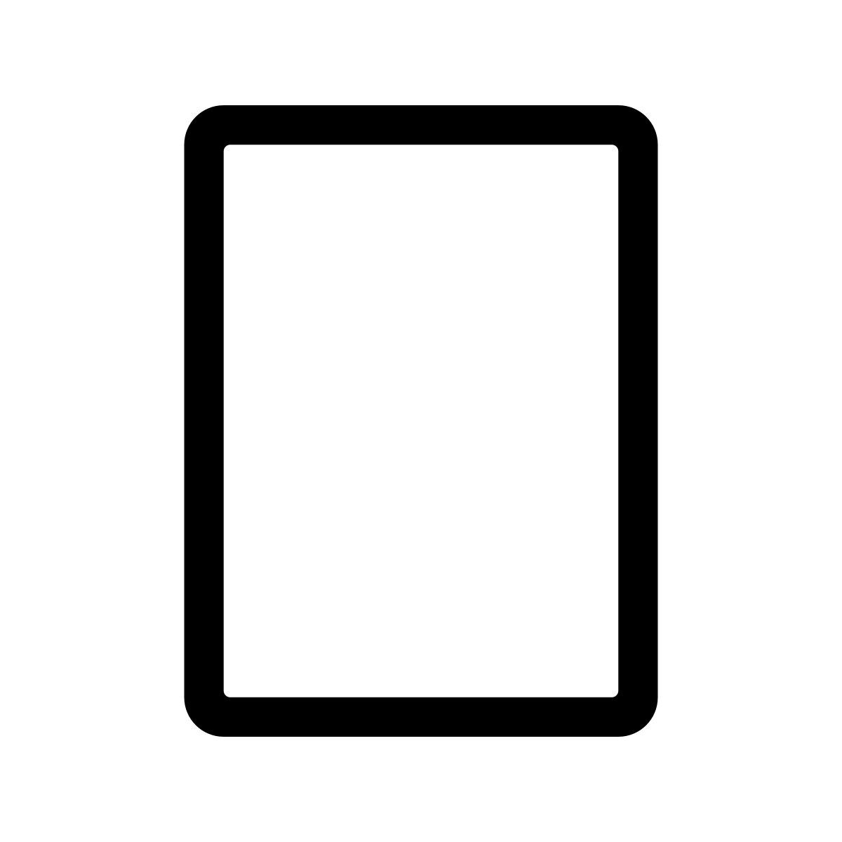 glyph neue style ipad mini icon
