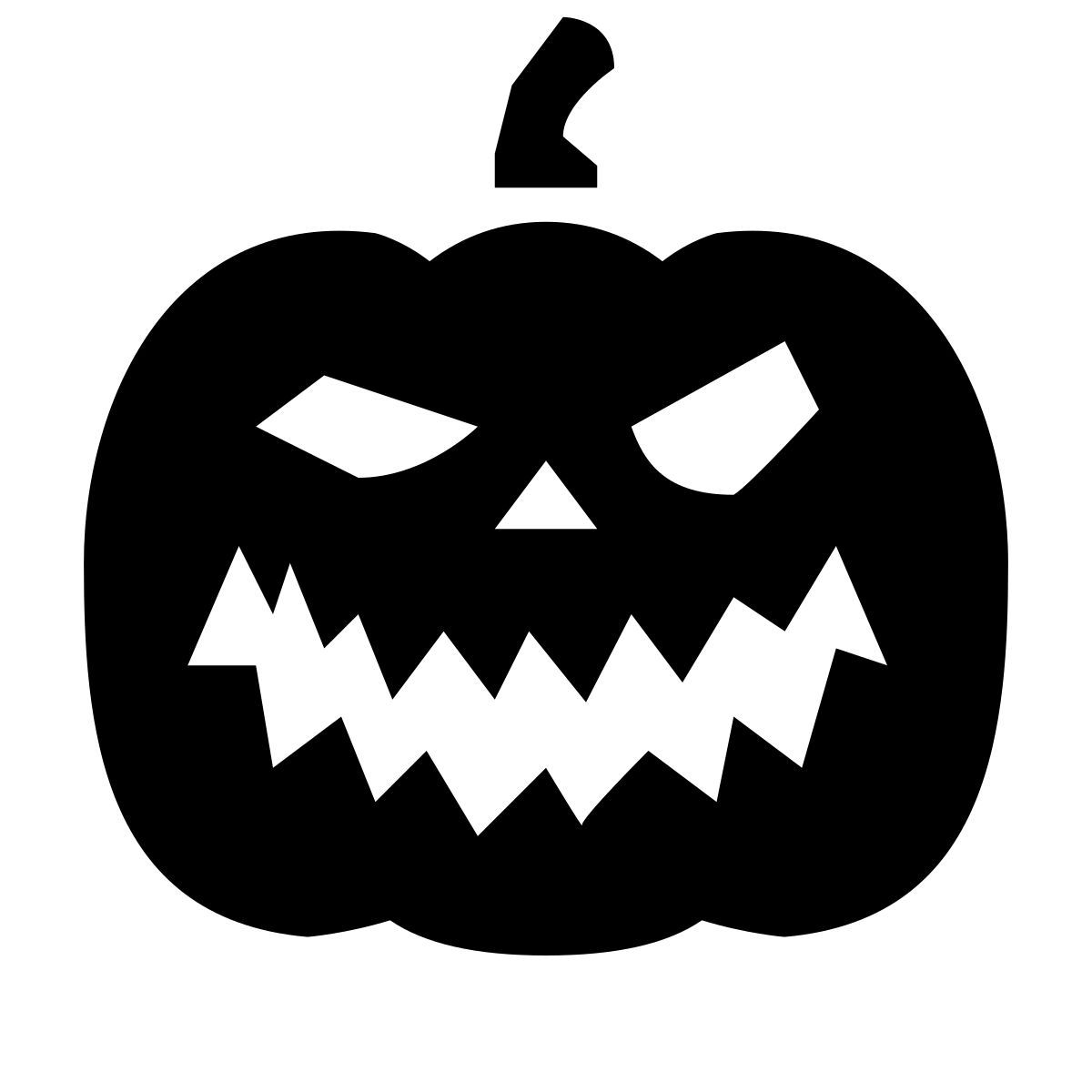 glyph neue style jack o lantern icon