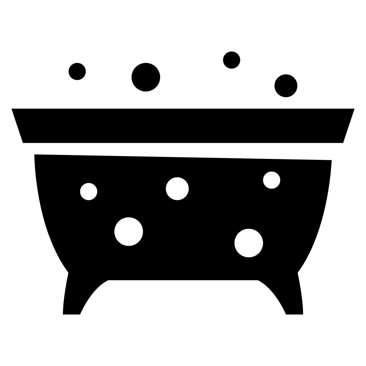 glyph neue style jacuzzi icon