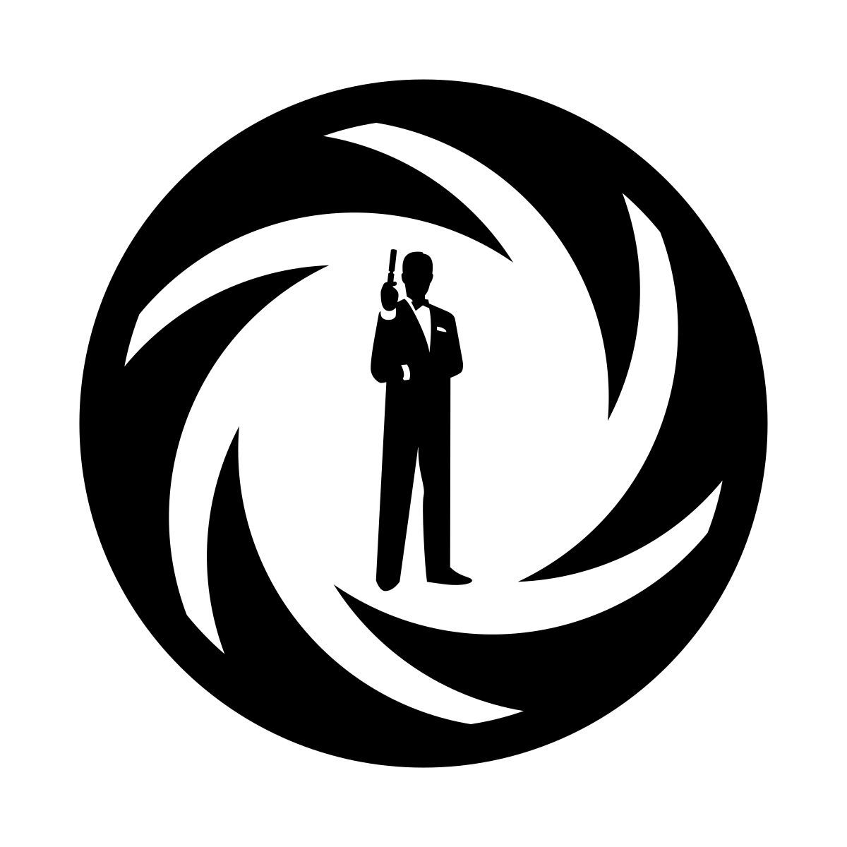 glyph neue style james bond icon