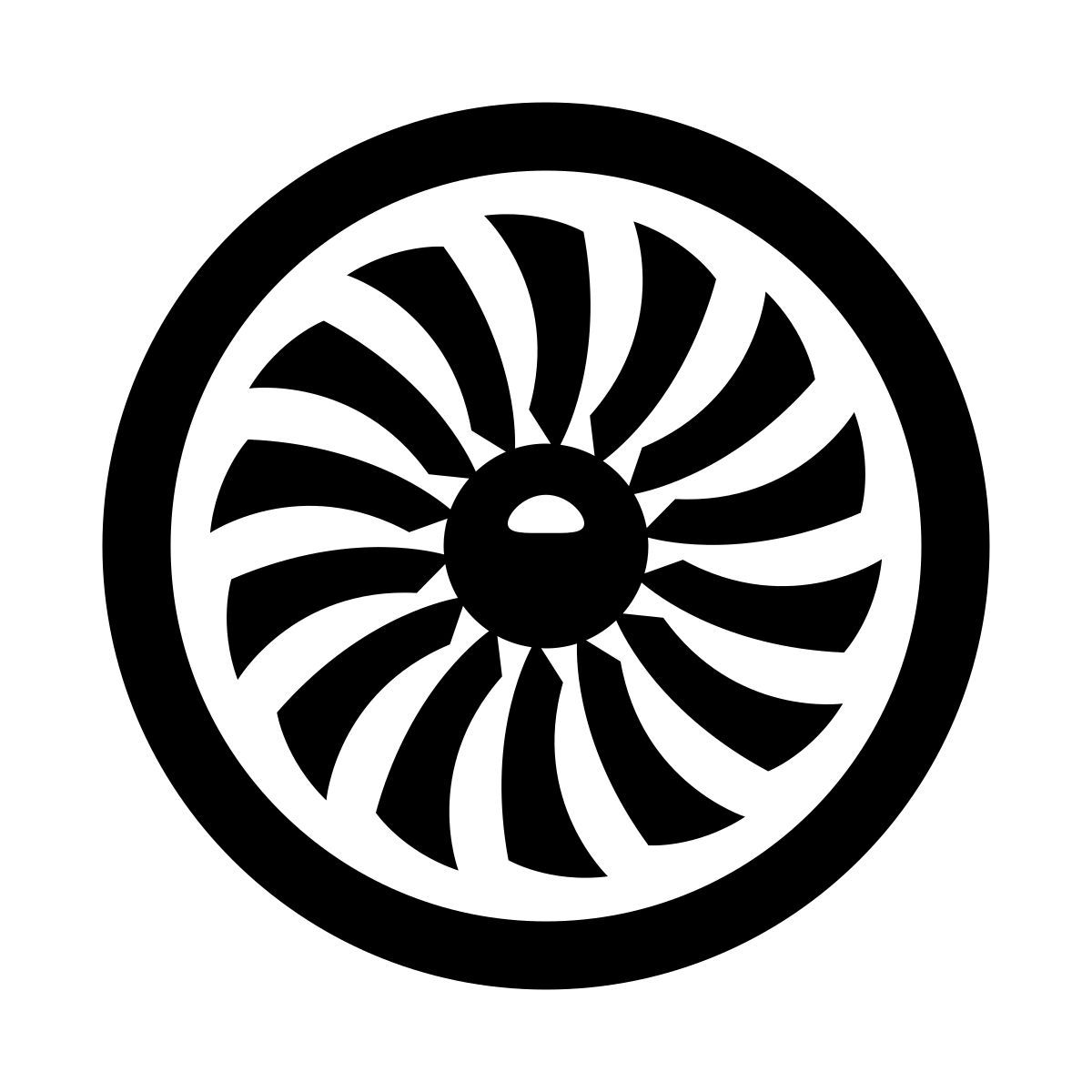 glyph neue style motore a propulsione icon
