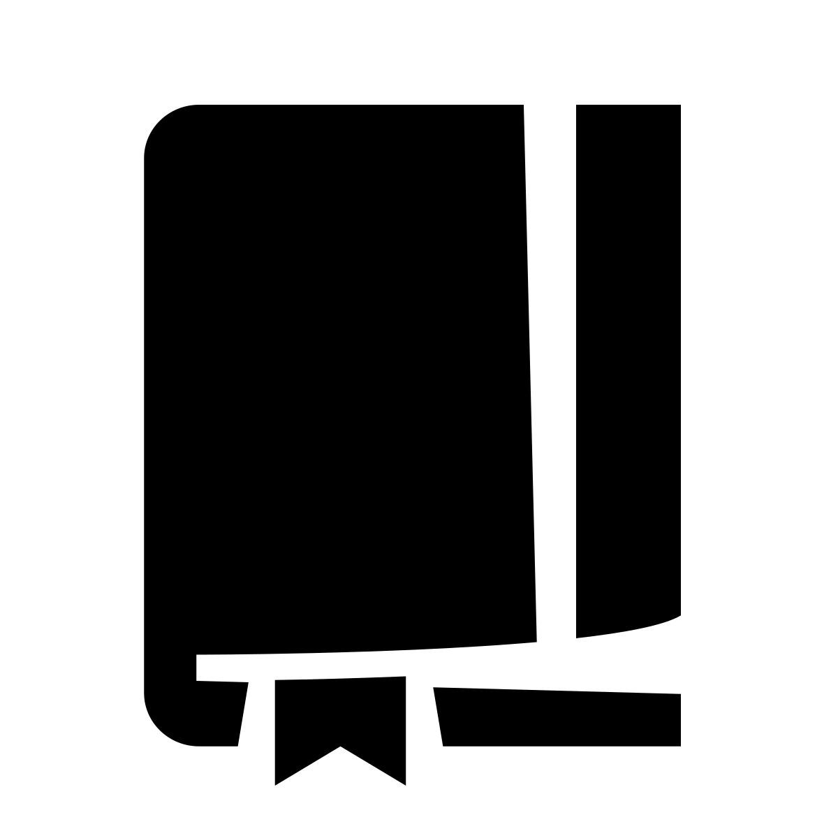 glyph neue style journal icon