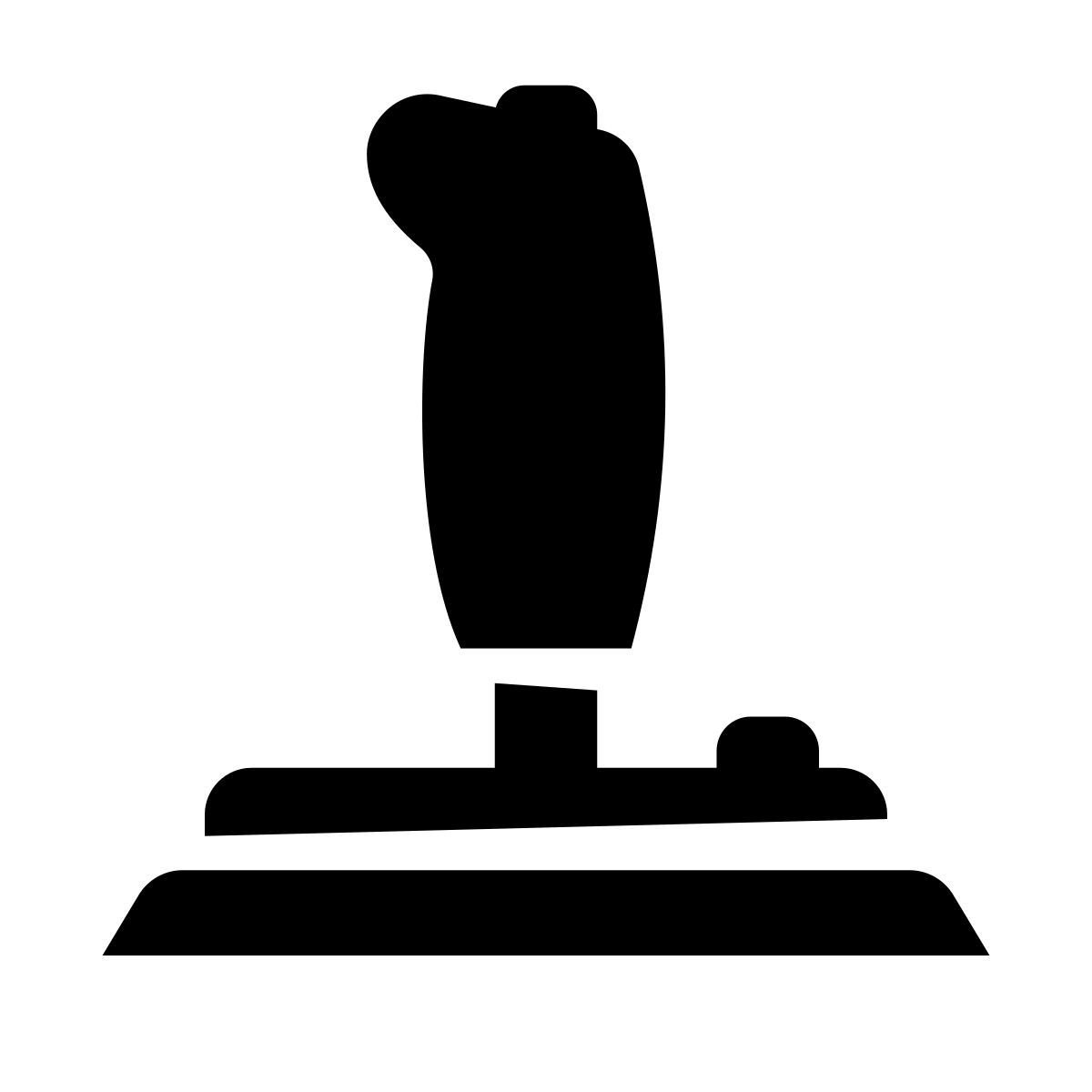 glyph neue style manette icon