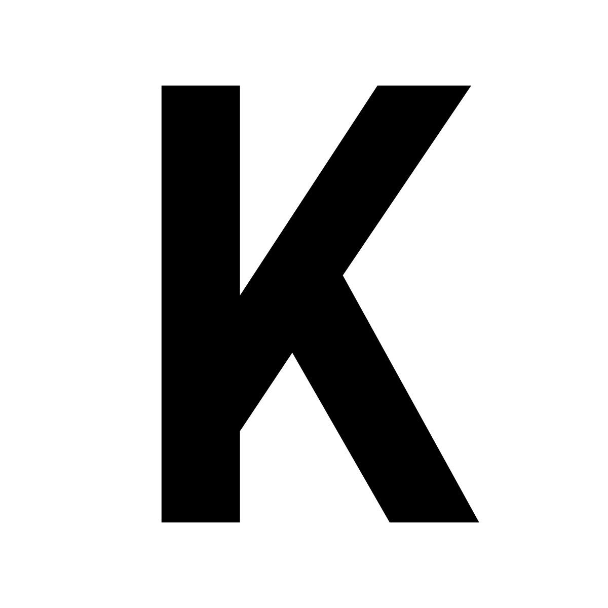 glyph neue style k icon