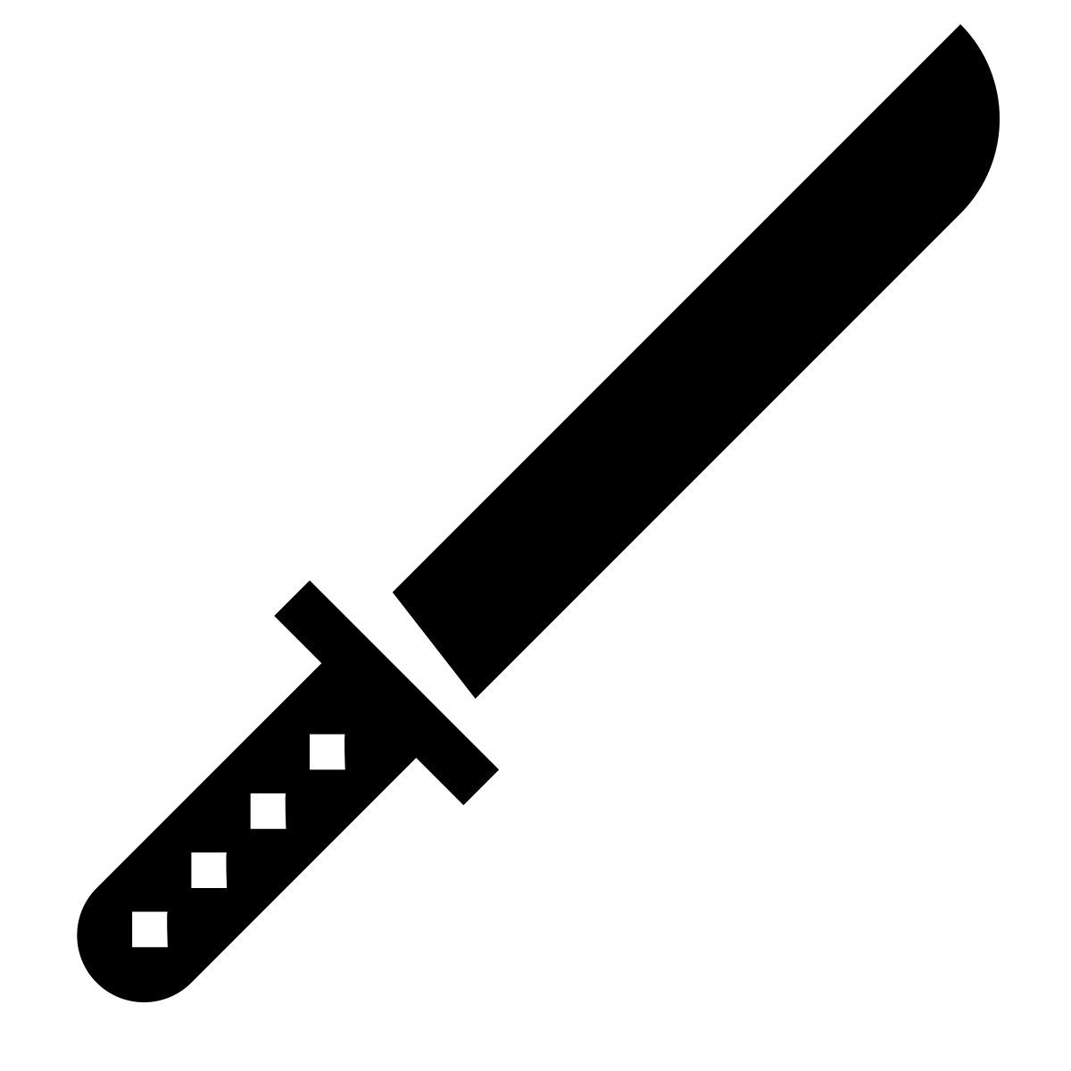 glyph neue style katana icon