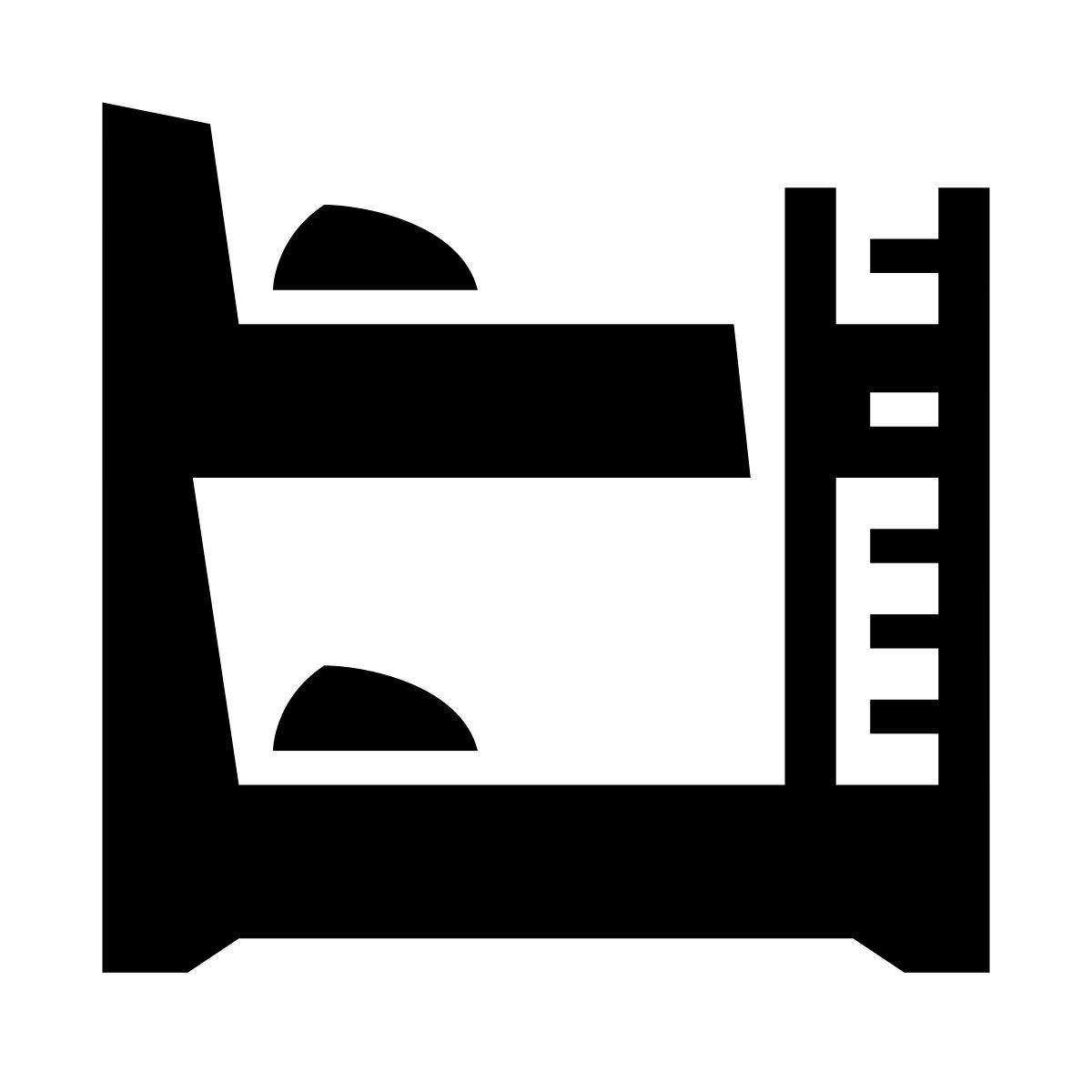 glyph neue style lit superposé icon