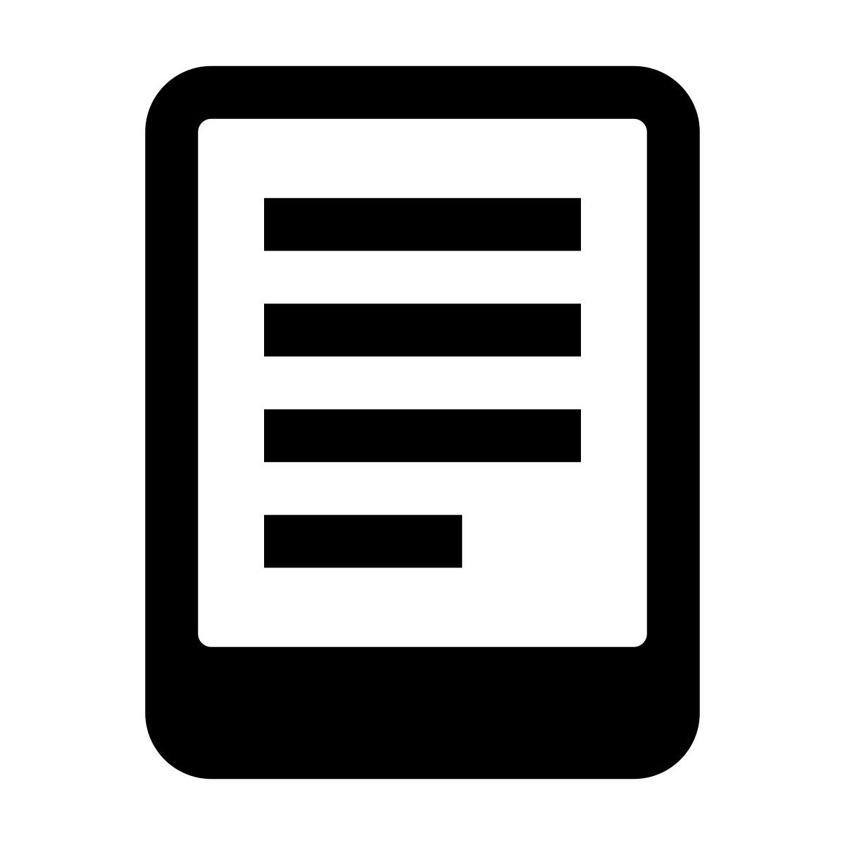 glyph neue style kindle icon