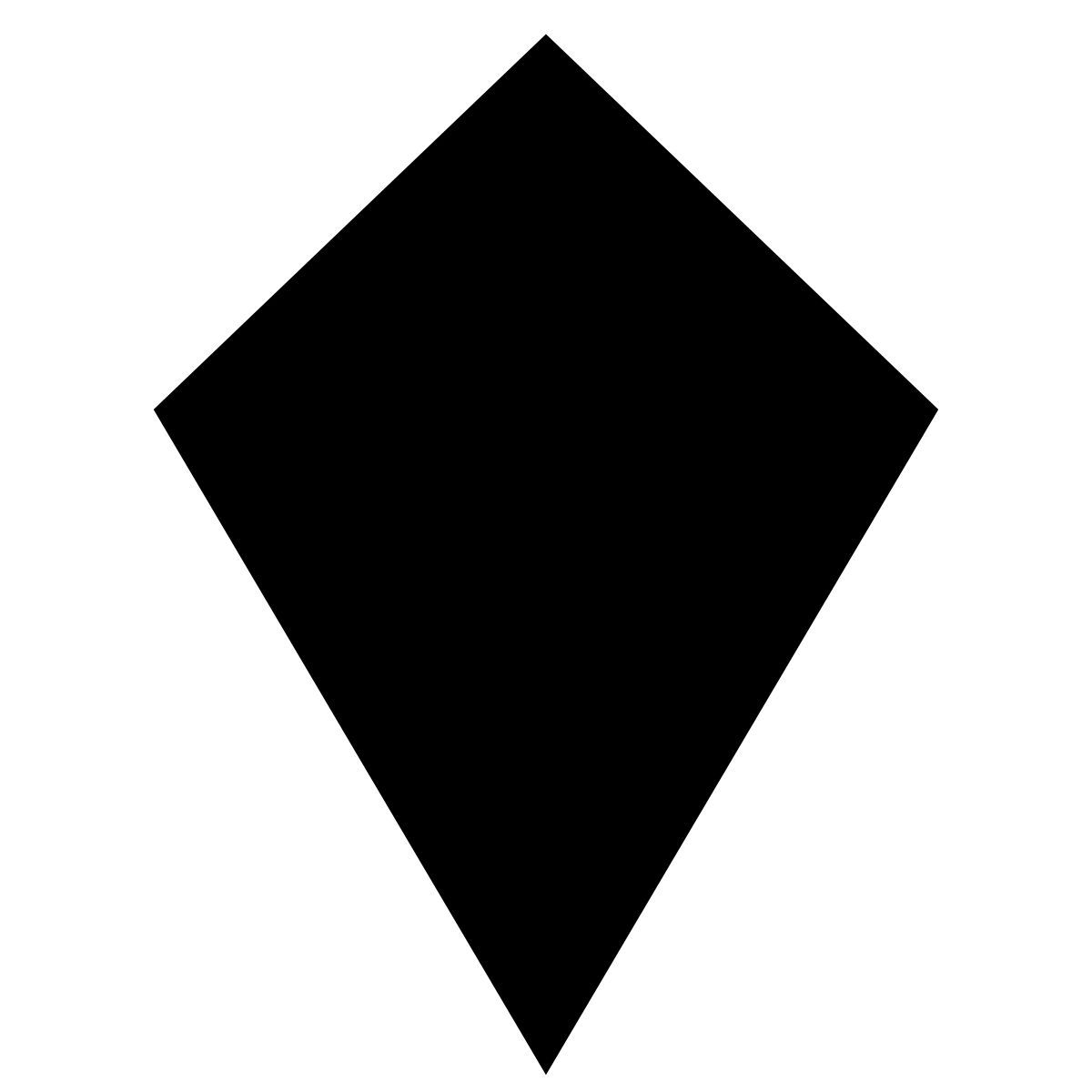 glyph neue style kite shape icon