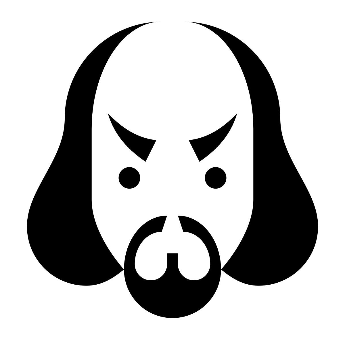 glyph neue style голова клингона icon