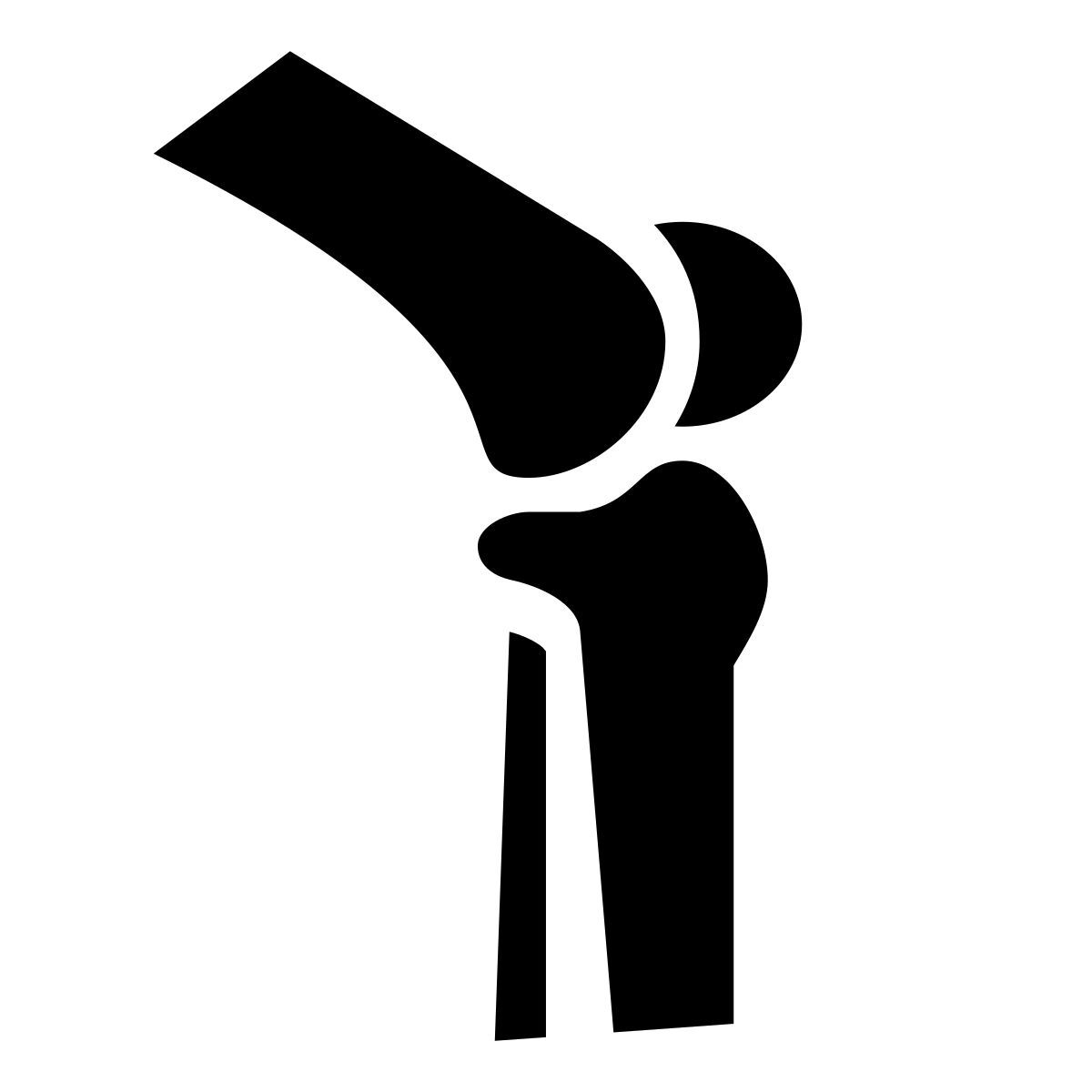 glyph neue style articulation du genou icon