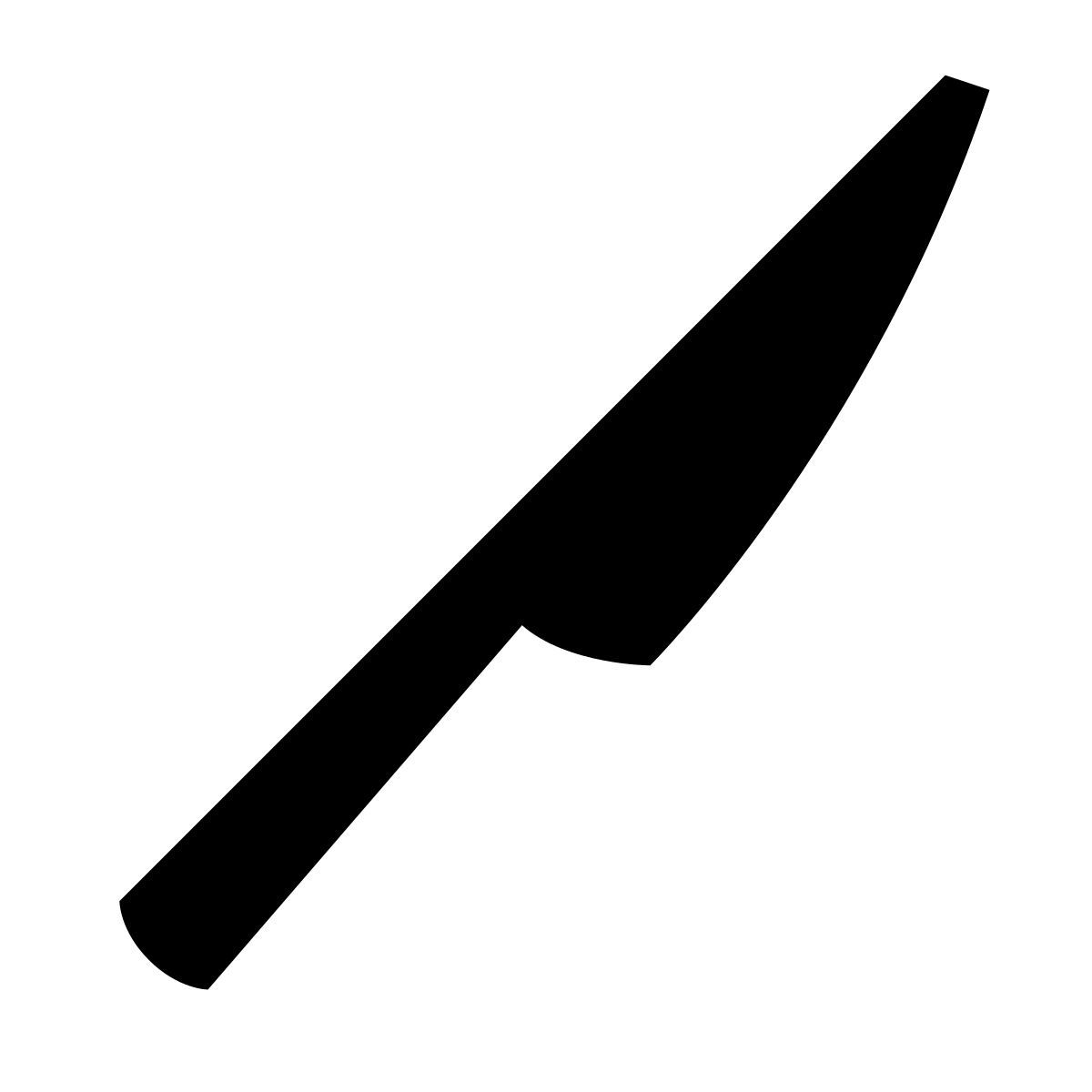 glyph neue style coltello icon