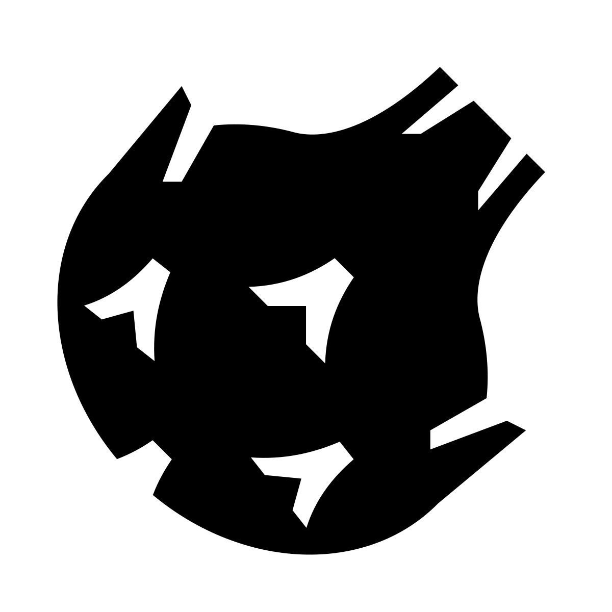 glyph neue style couve rábano icon