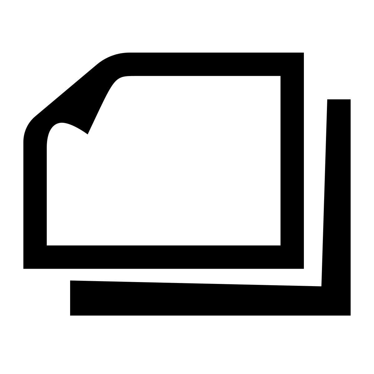 glyph neue style ラベル icon