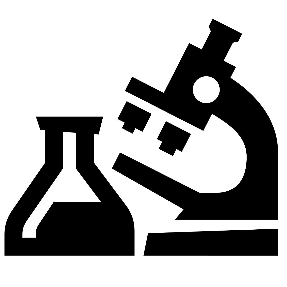 glyph neue style laboratory icon
