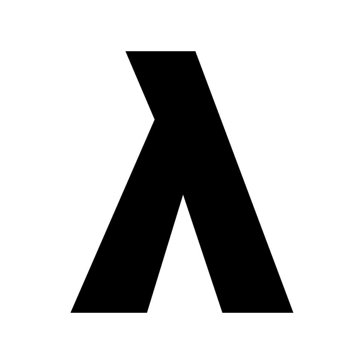 glyph neue style lambda icon