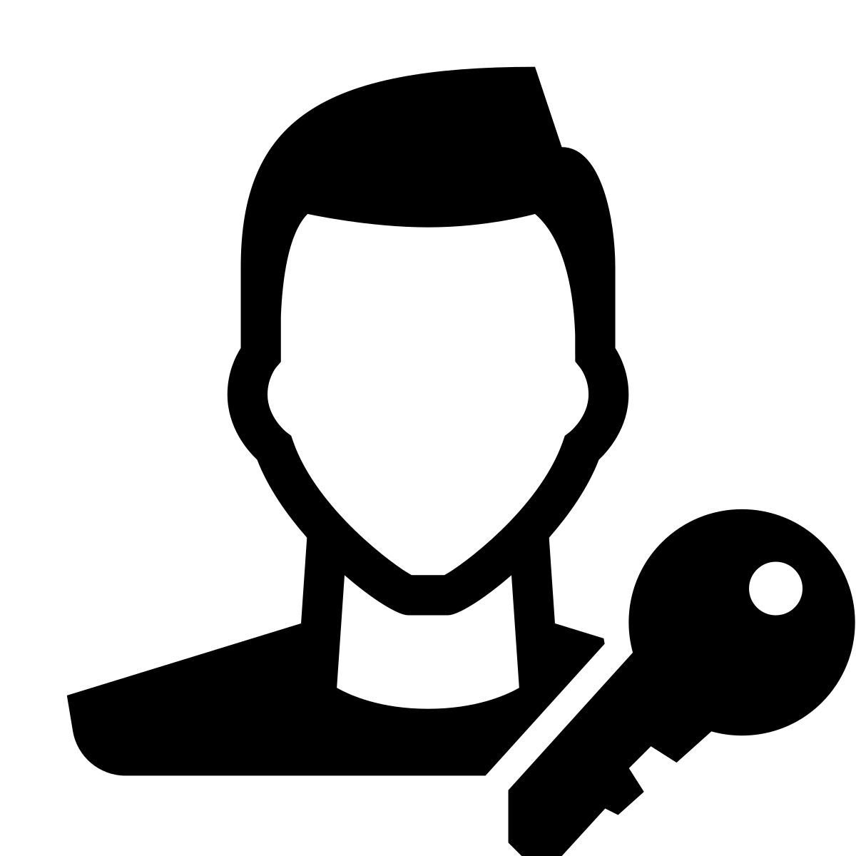 glyph neue style vermieter icon