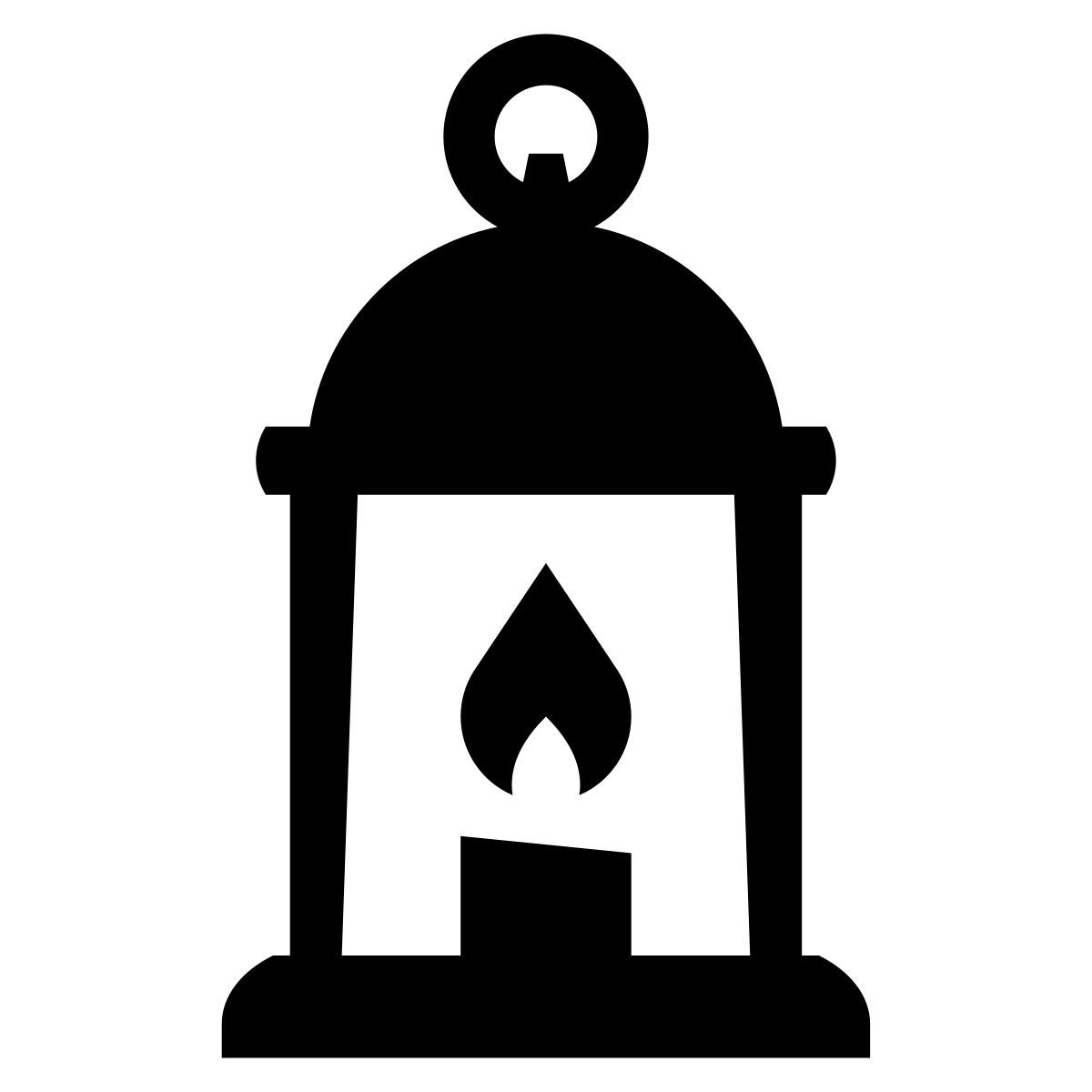 glyph neue style latern icon