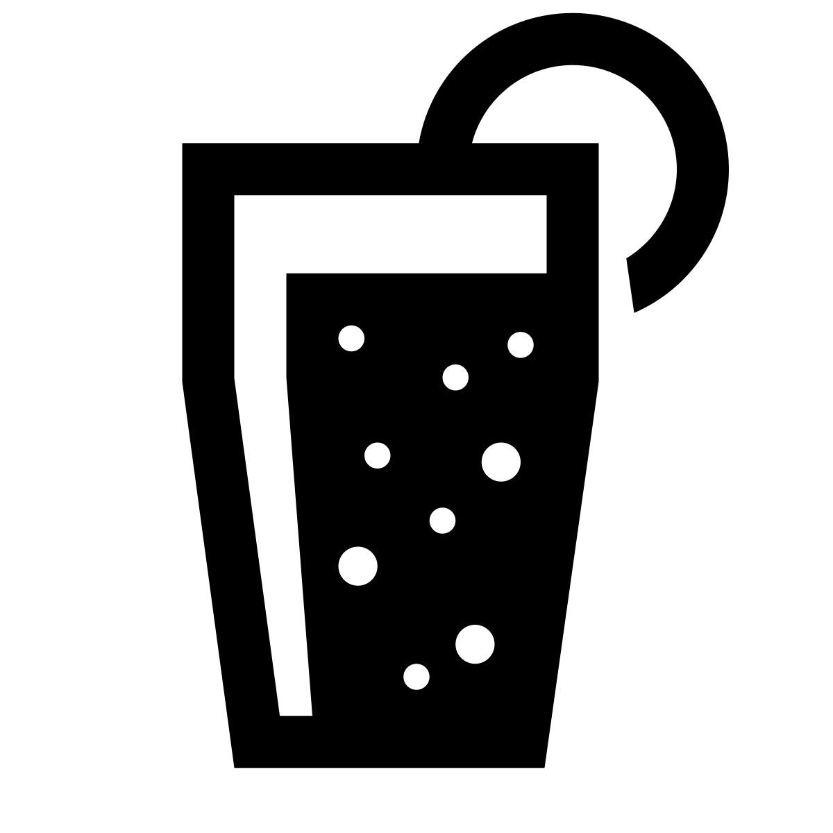 glyph neue style lemonade icon