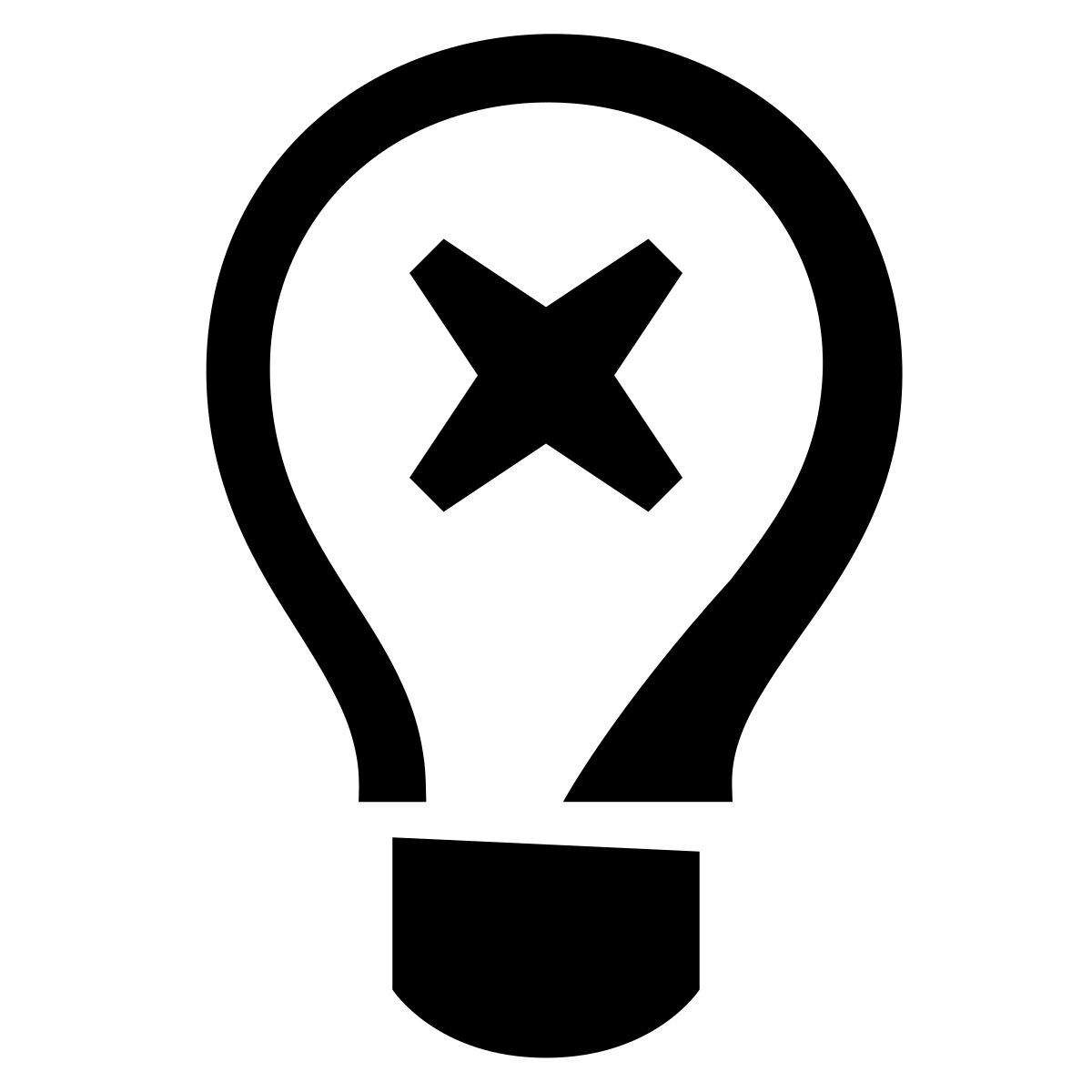 glyph neue style luz apagada icon
