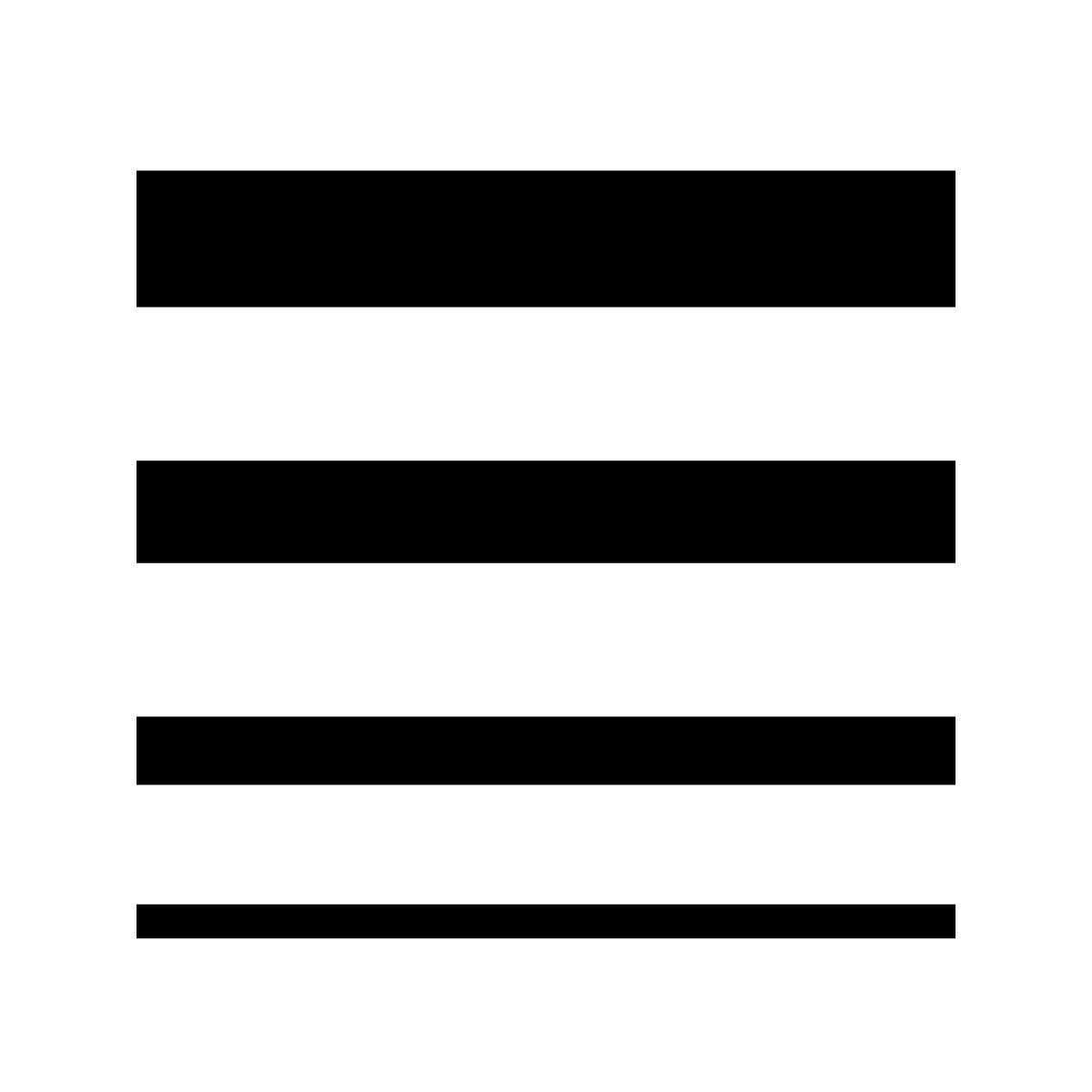 glyph neue style largeur de ligne icon