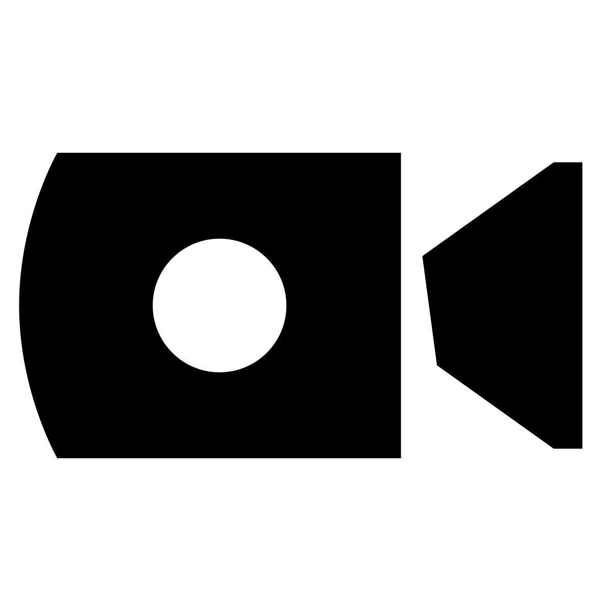 glyph neue style vídeo ao vivo icon