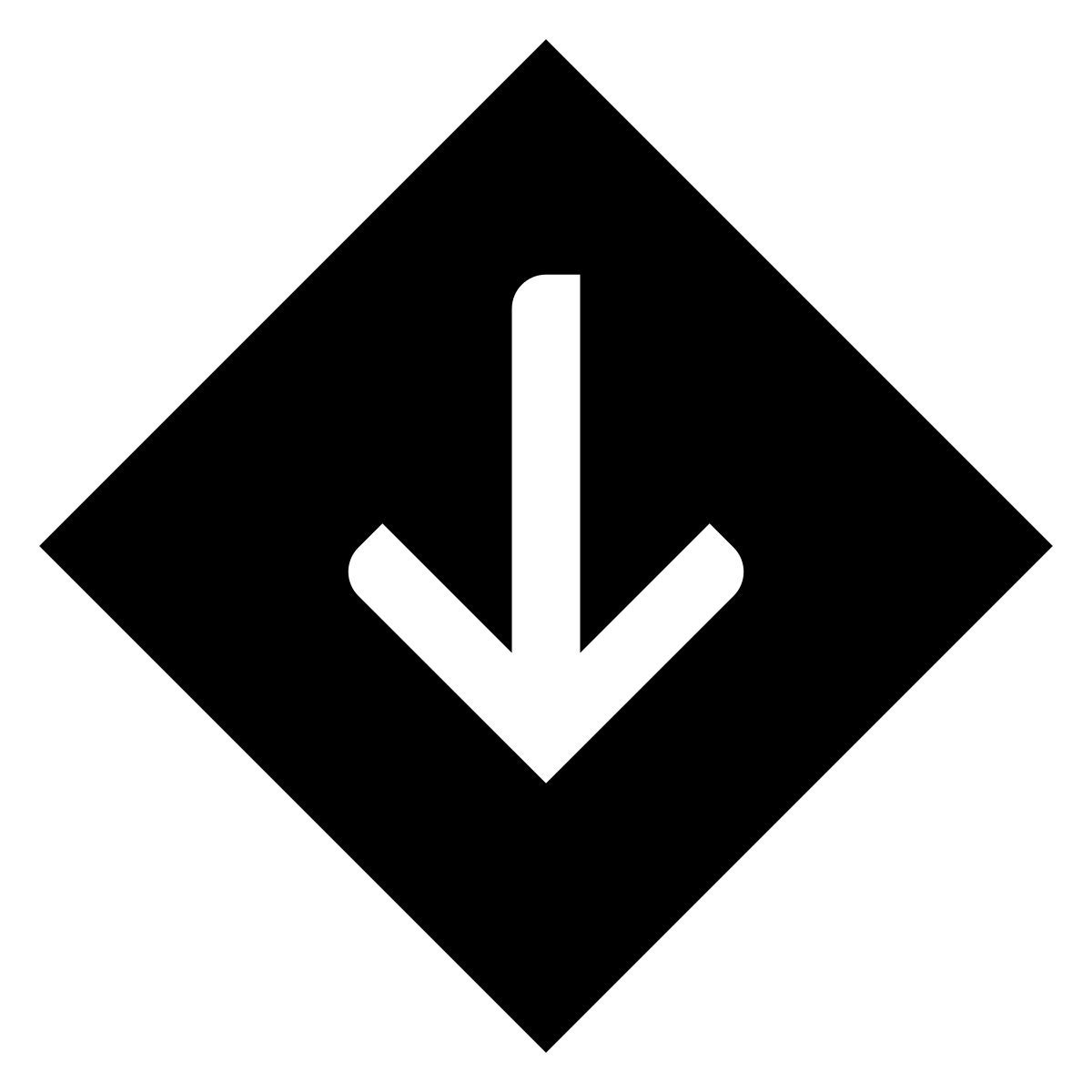glyph neue style niedrige priorität icon