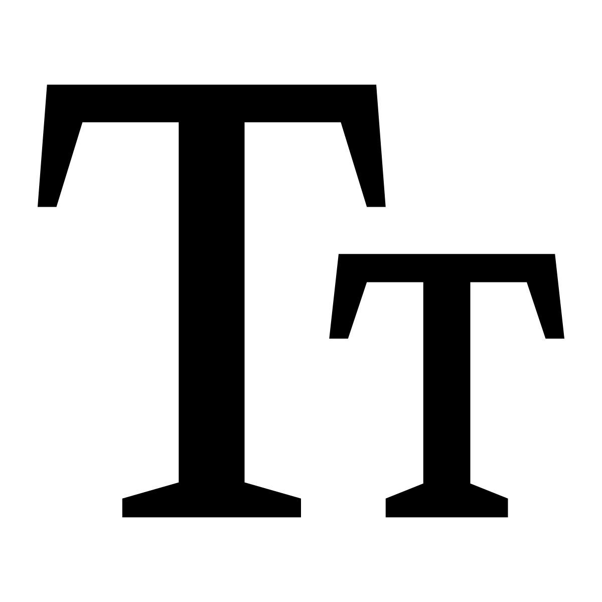 glyph neue style minuscule icon