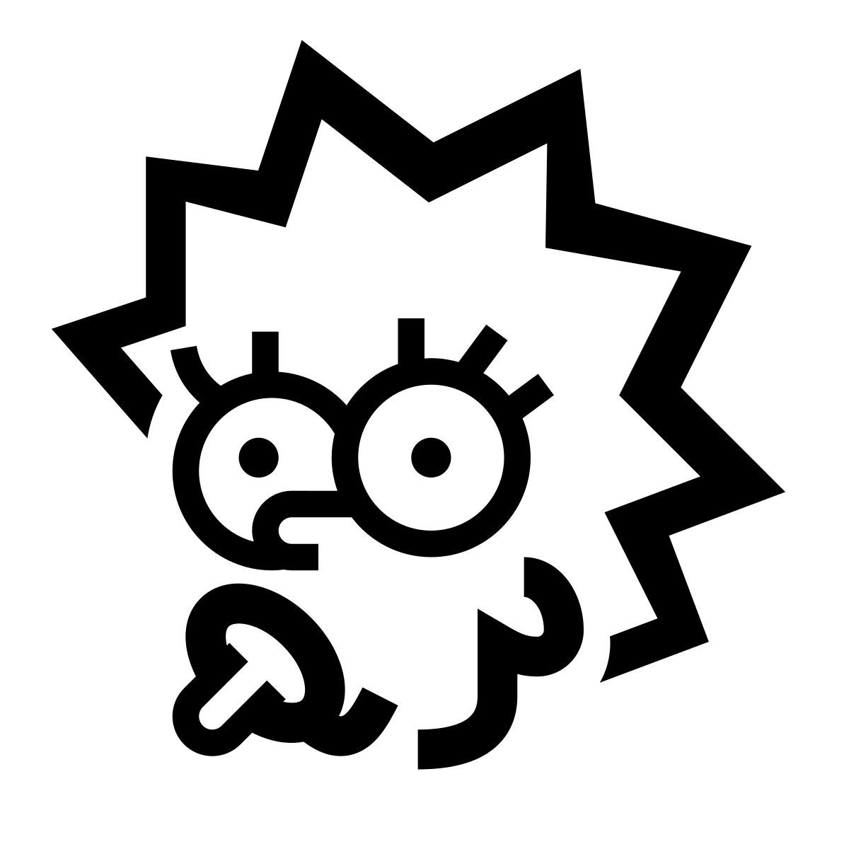 glyph neue style 매기 심슨 icon