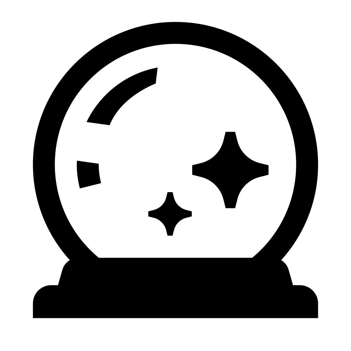 glyph neue style clairvoyant icon