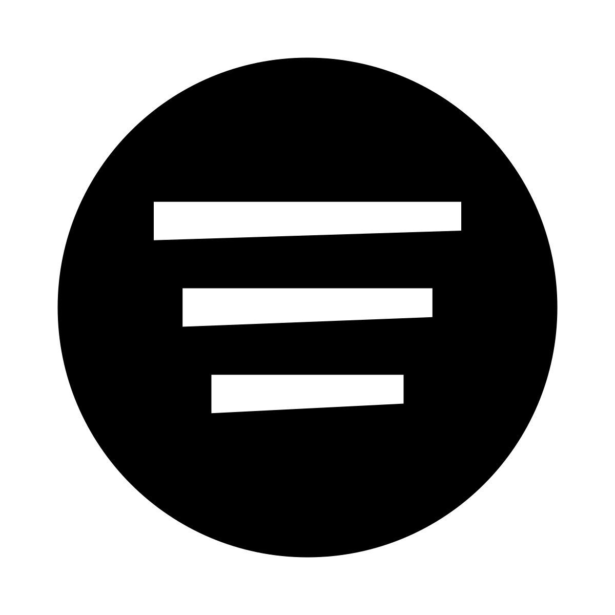 glyph neue style mail filter icon