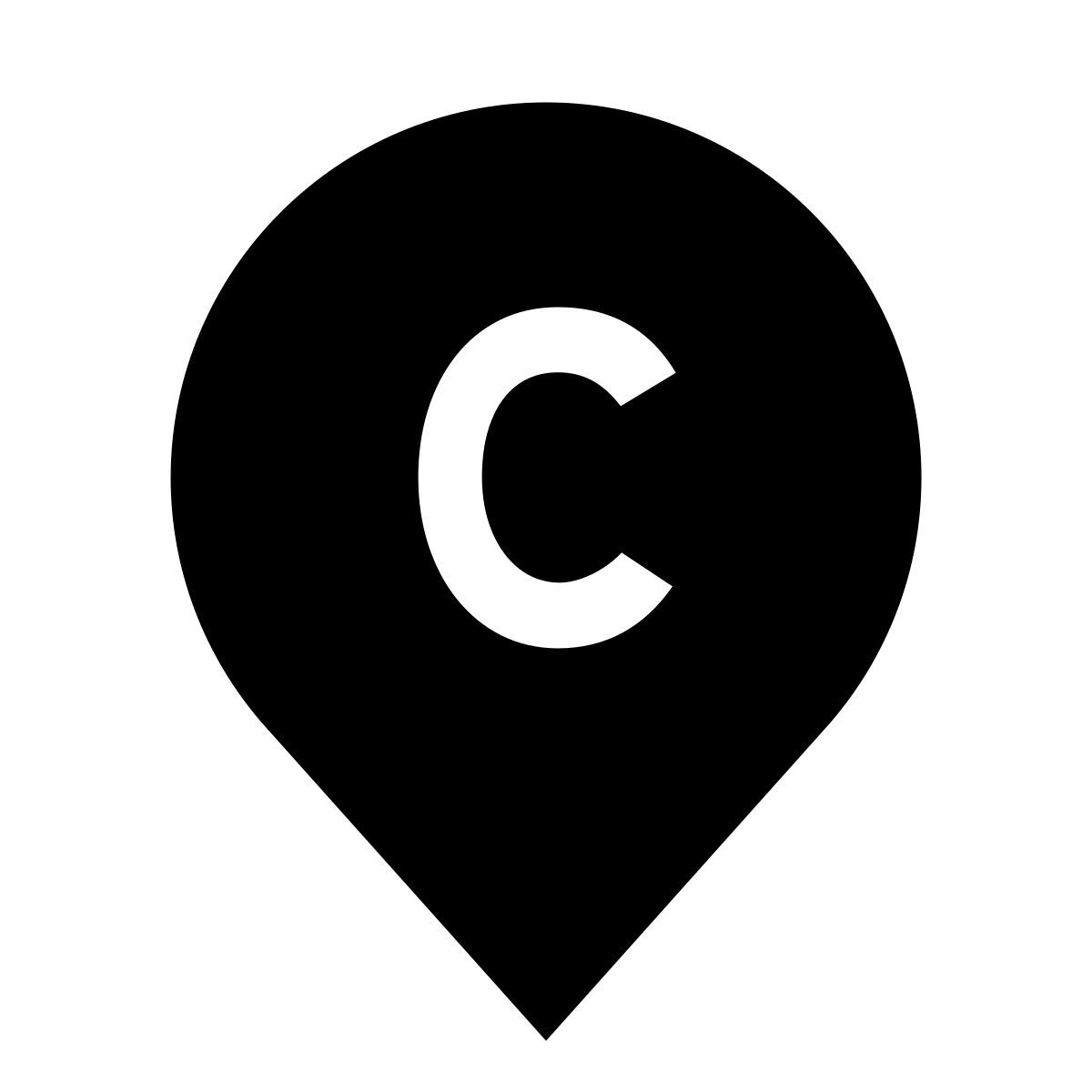glyph neue style マークc icon