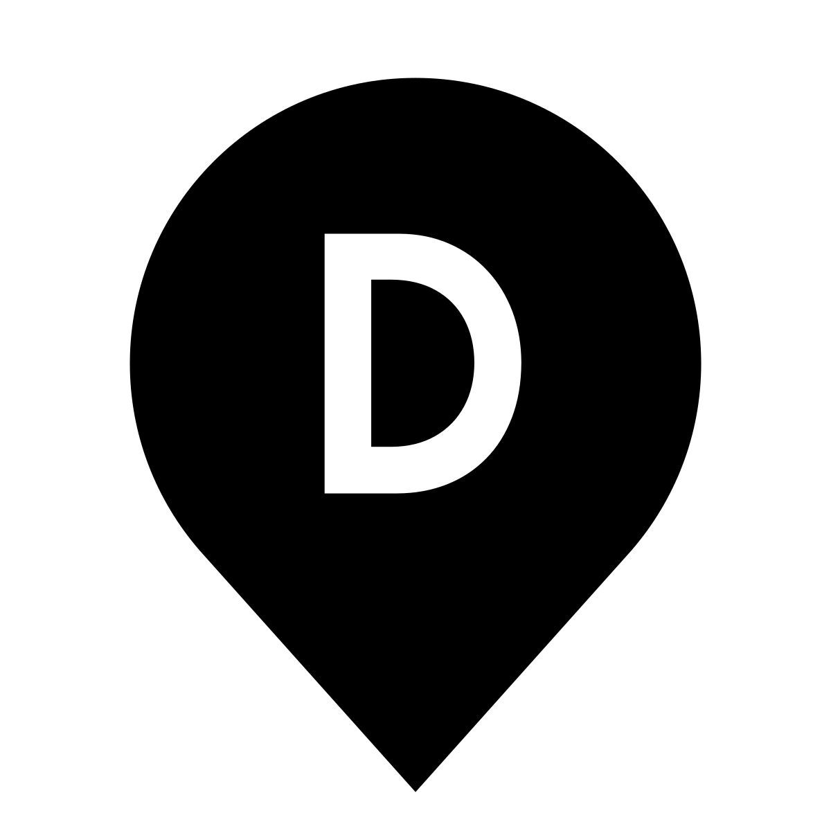 glyph neue style marcatore d icon