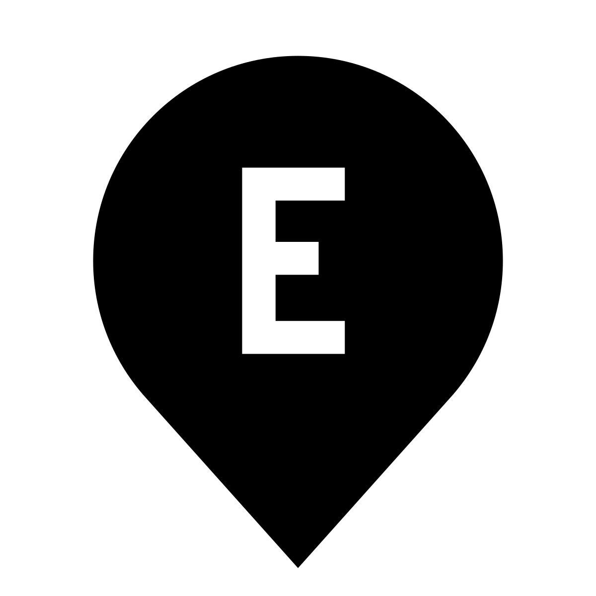 glyph neue style 马克 e icon