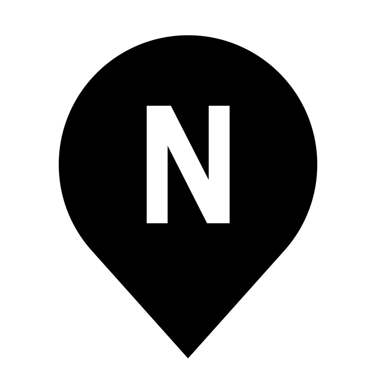 glyph neue style 标记 n icon