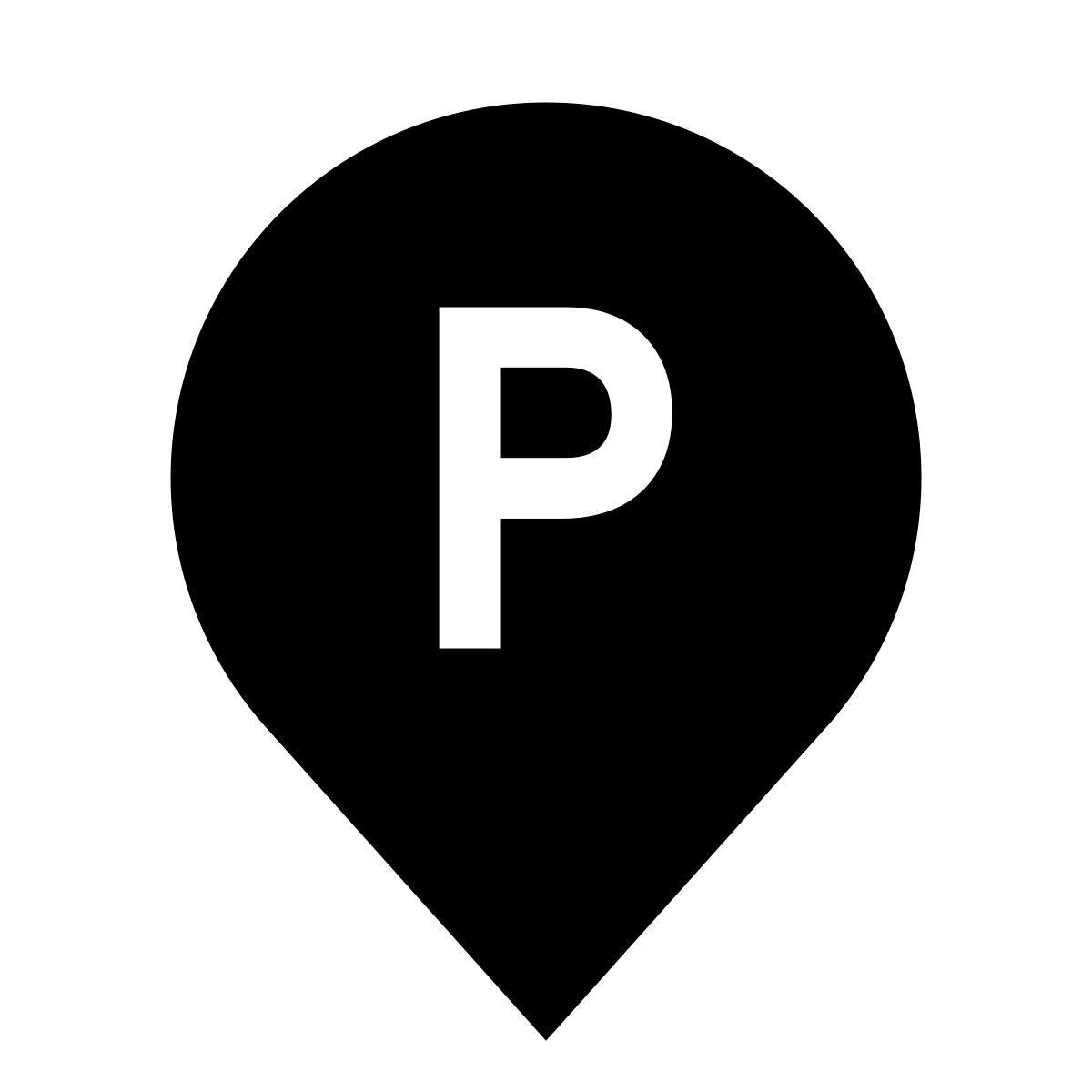 glyph neue style marker p icon