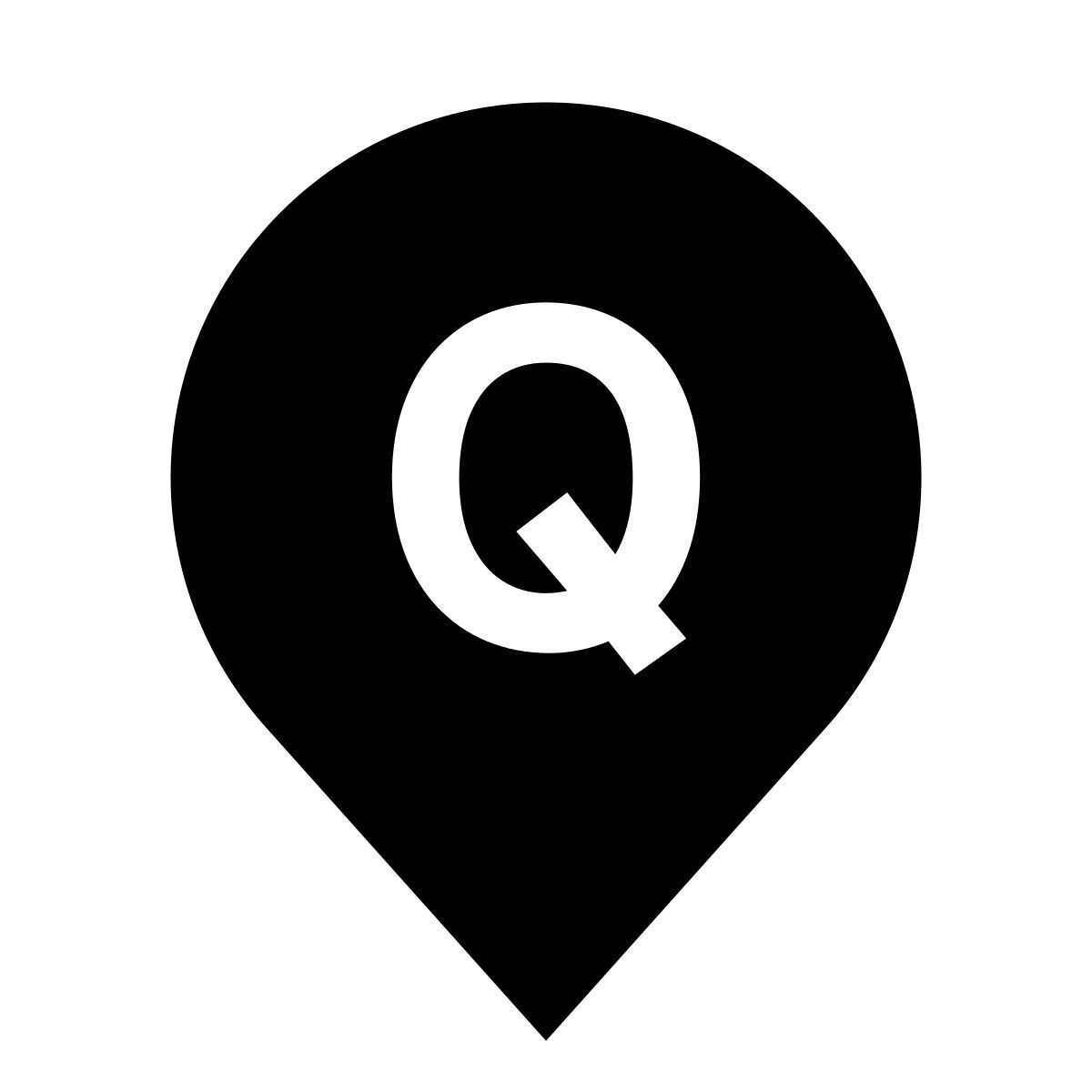 glyph neue style marcador q icon