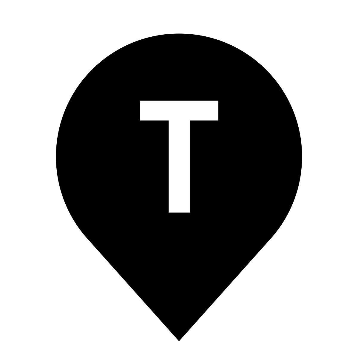 glyph neue style t icon