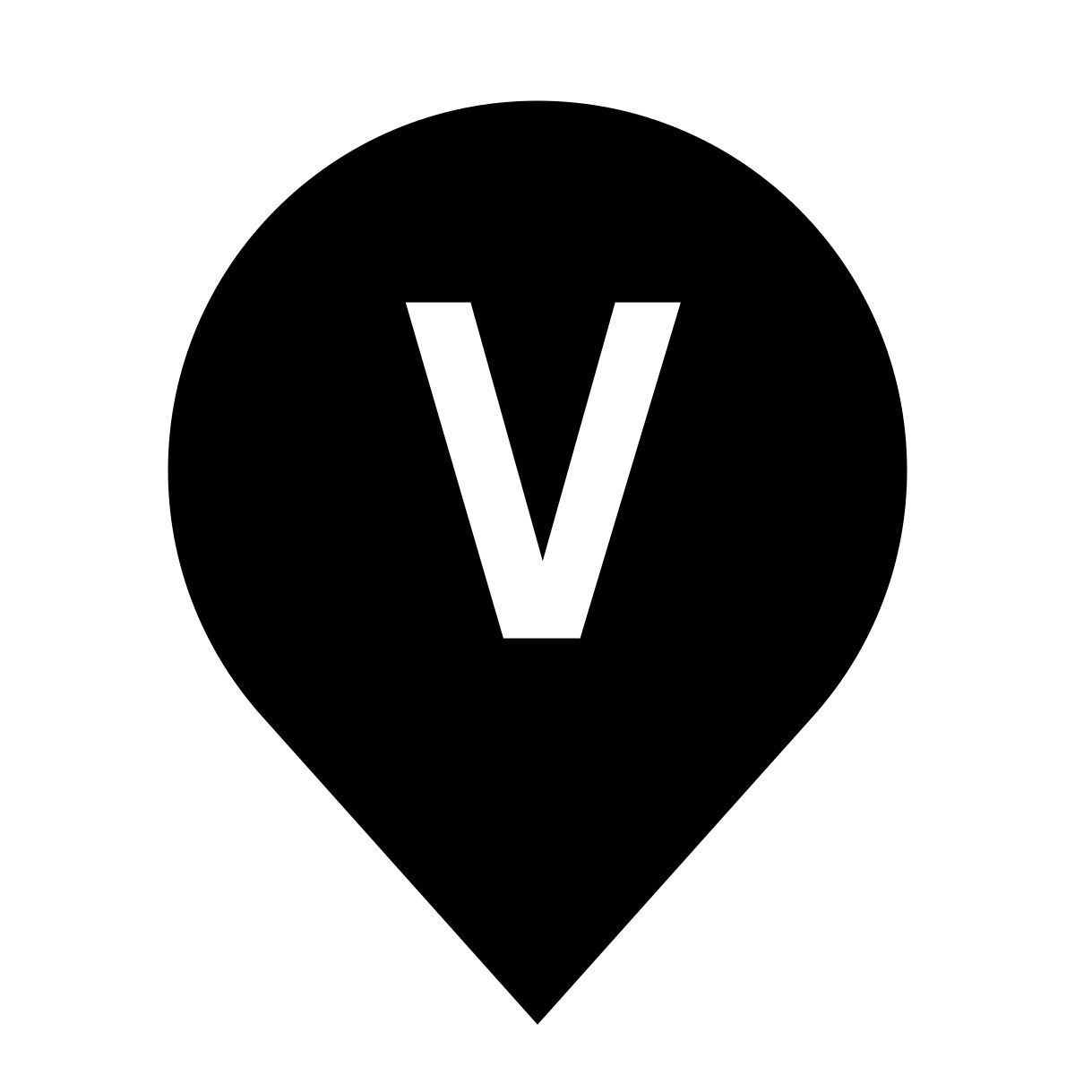 glyph neue style 标记 v icon