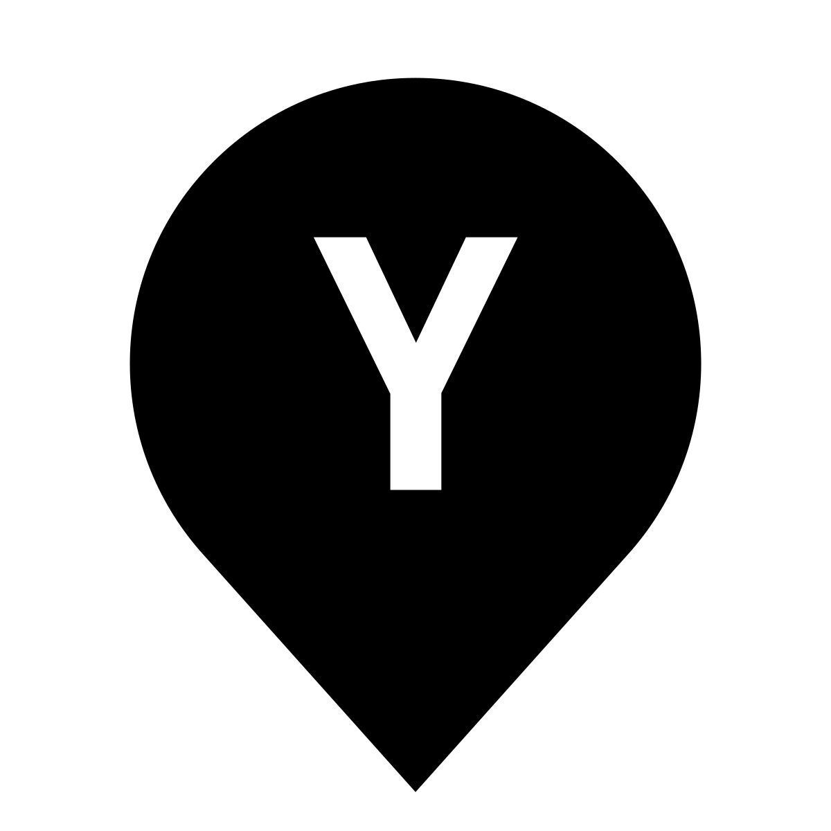 glyph neue style marcador y icon