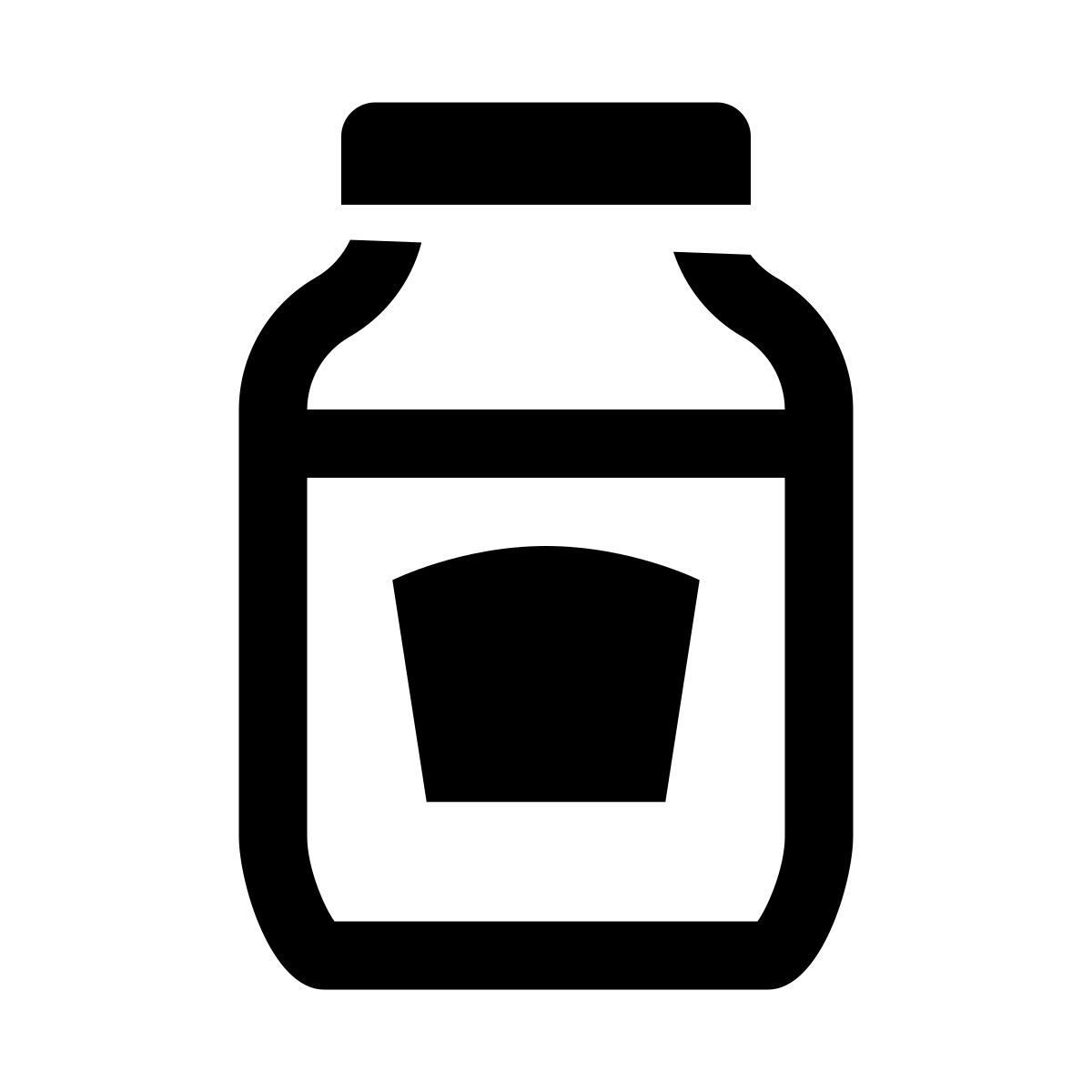 glyph neue style mayonnaise icon
