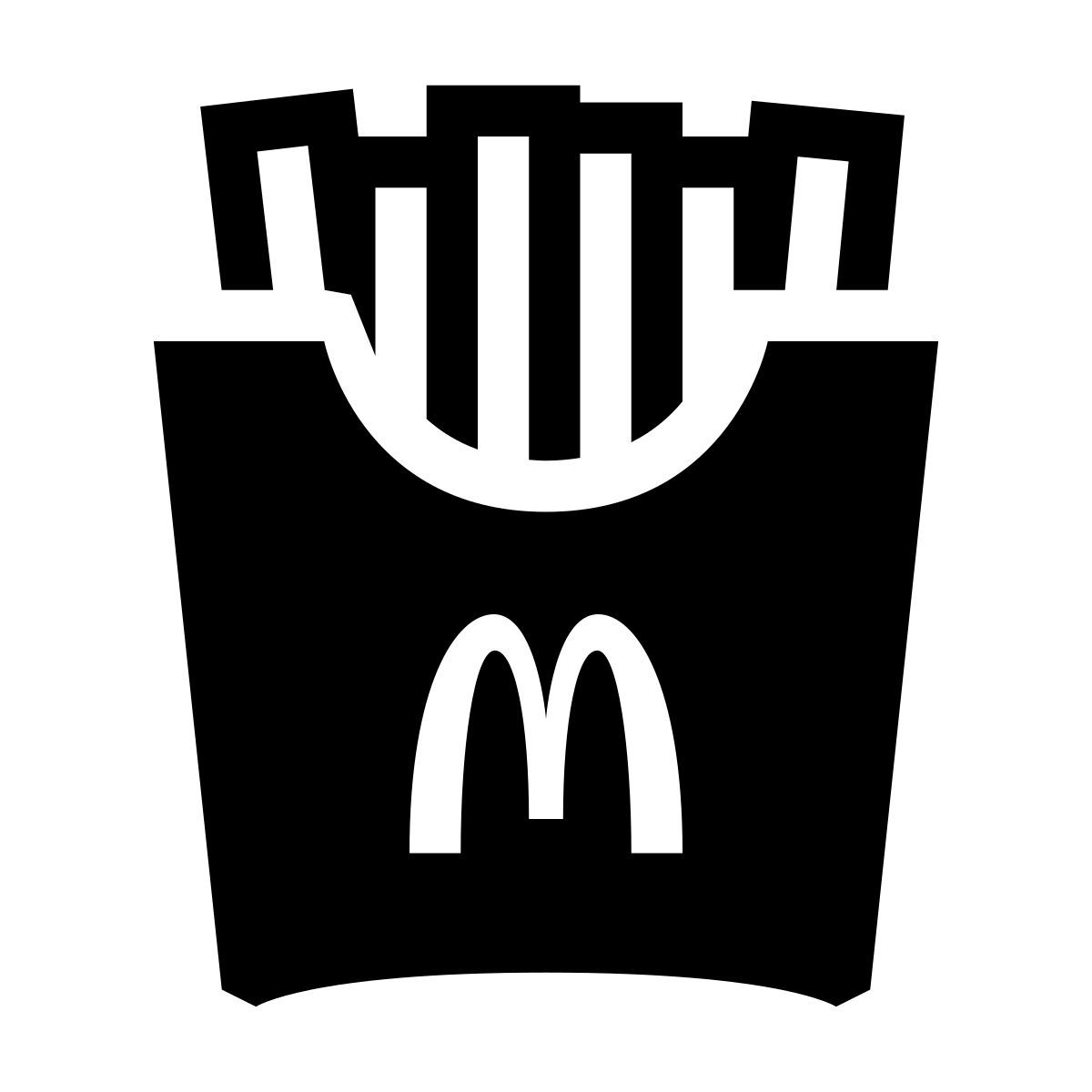 glyph neue style 麦当劳薯条 icon