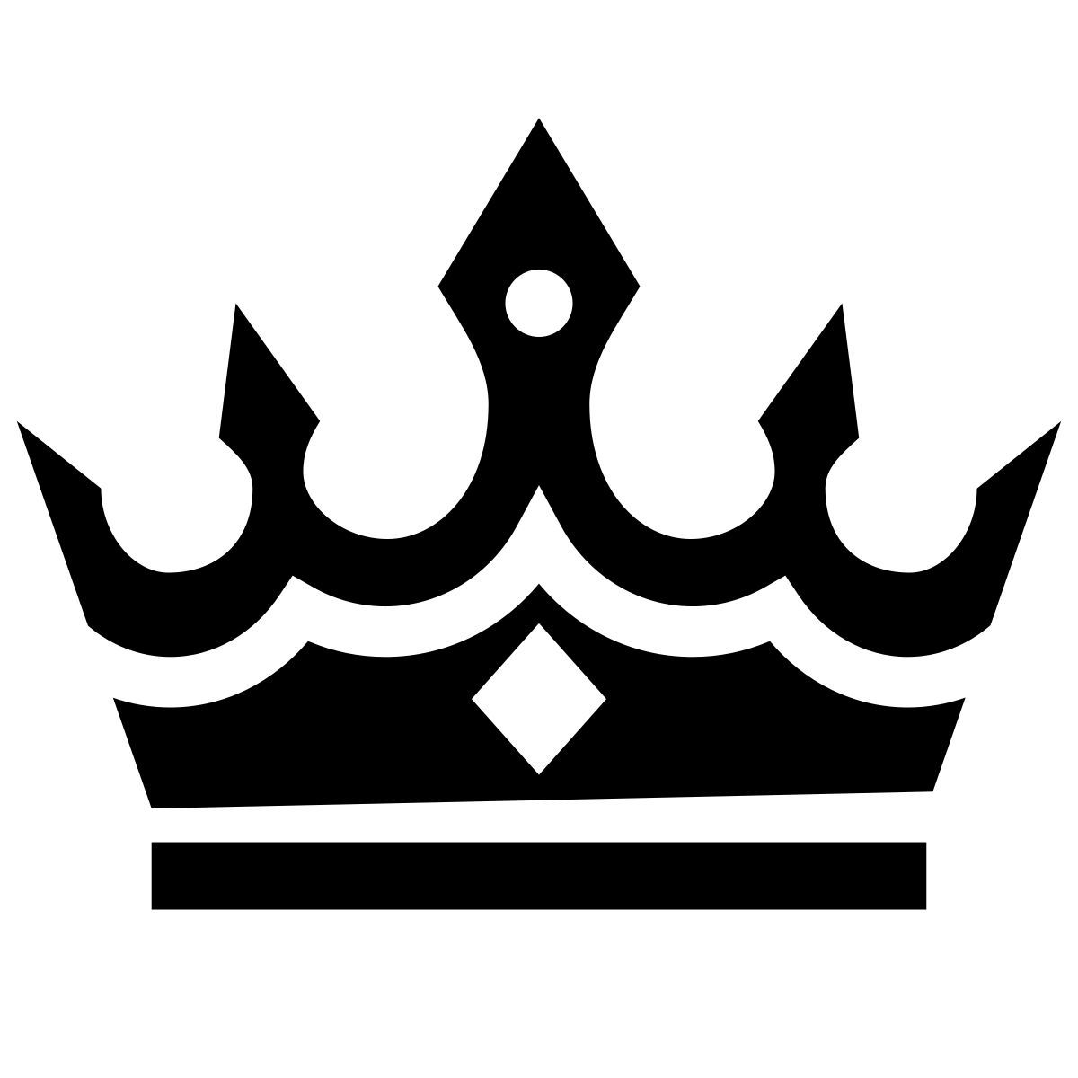 glyph neue style coroa medieval icon