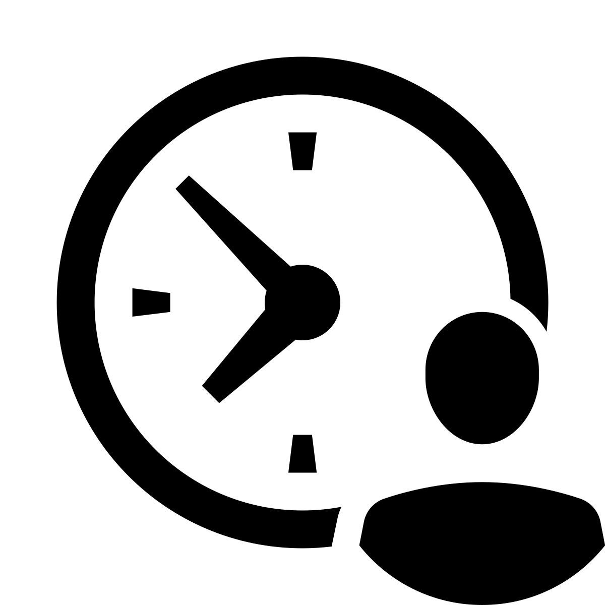 glyph neue style hora do encontro icon