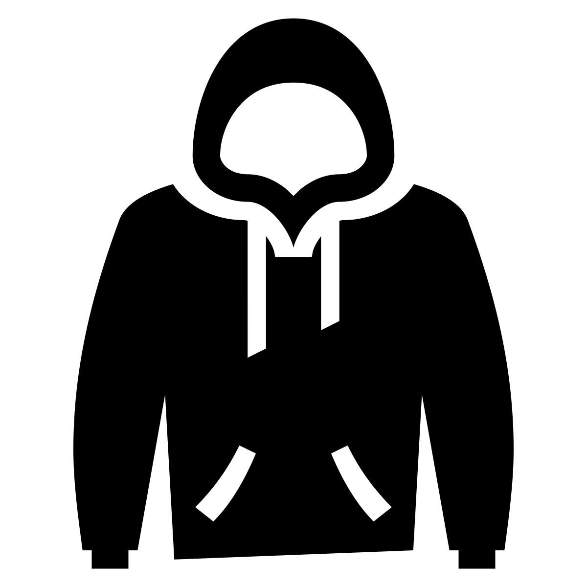 glyph neue style capucha icon