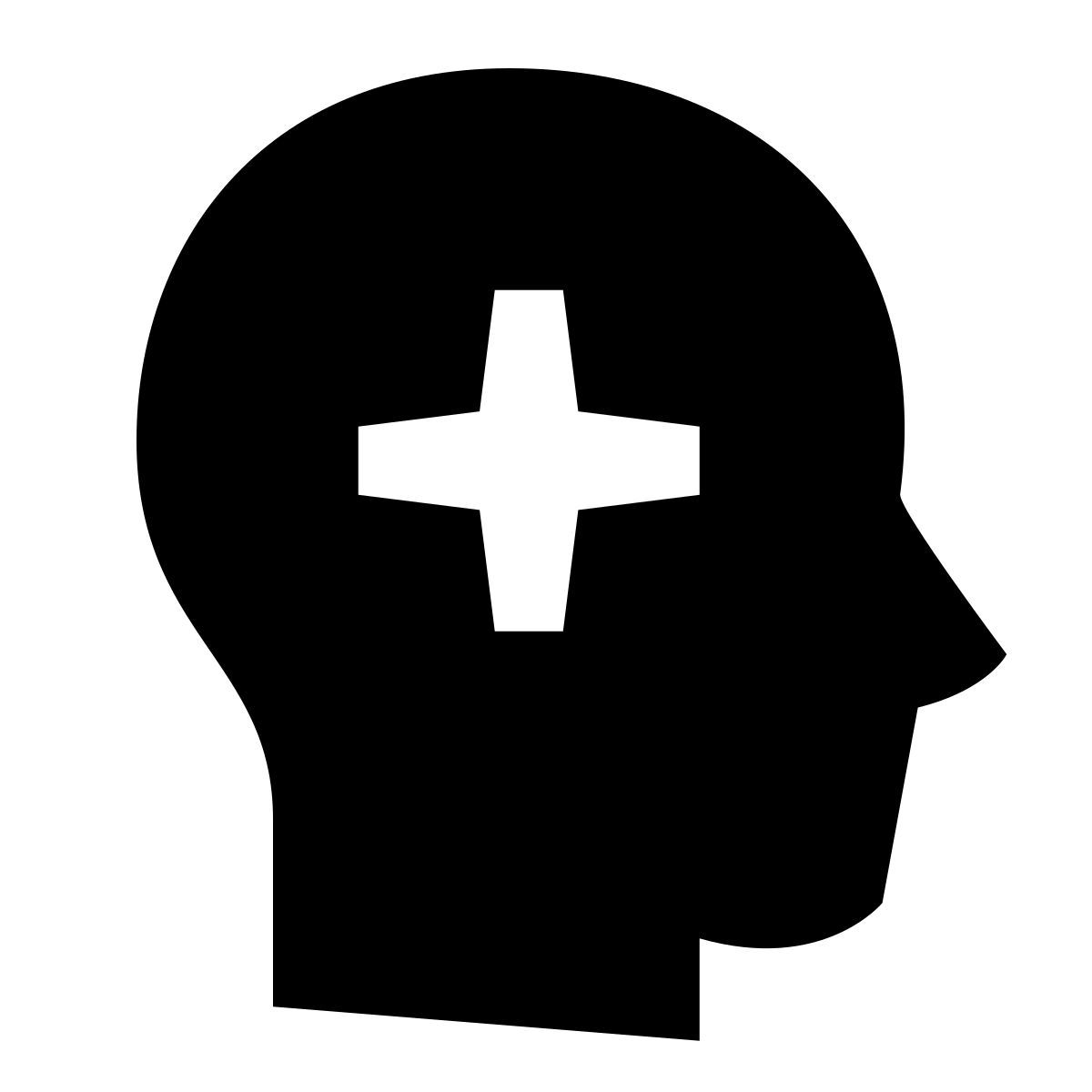 glyph neue style psicología icon